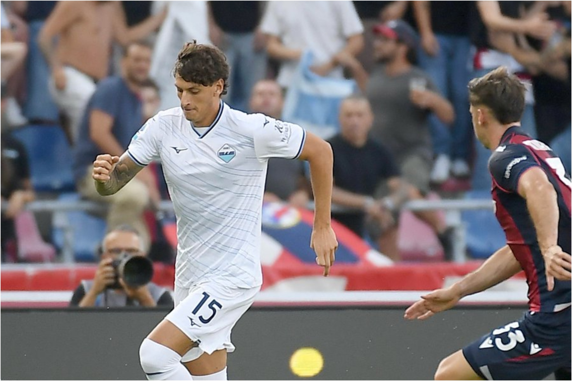 Benito Floriani Mussolini ante el Bologna LAZIO