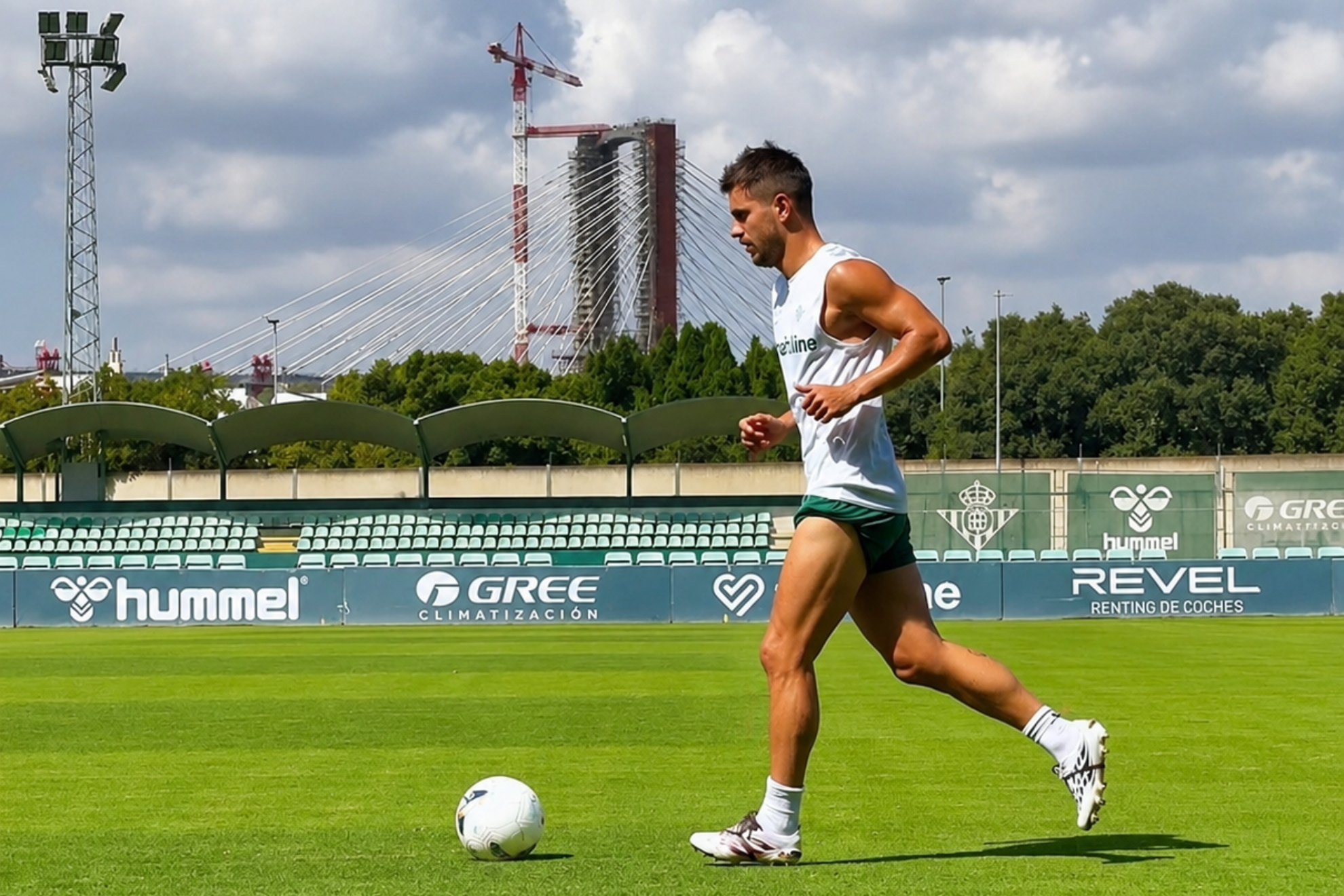 Lo Celso, en la Ciudad Deportiva REAL BETIS | TRATAMIENTO IA