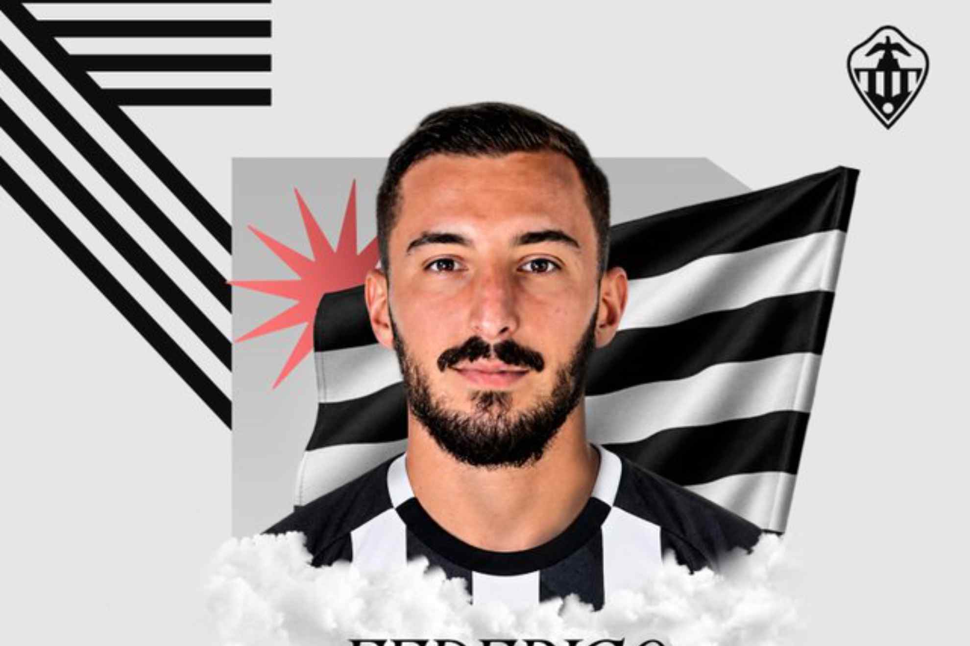 El Castellón anunció el fichaje de Federico Ceccherini. TWITTER @CDCastellon
