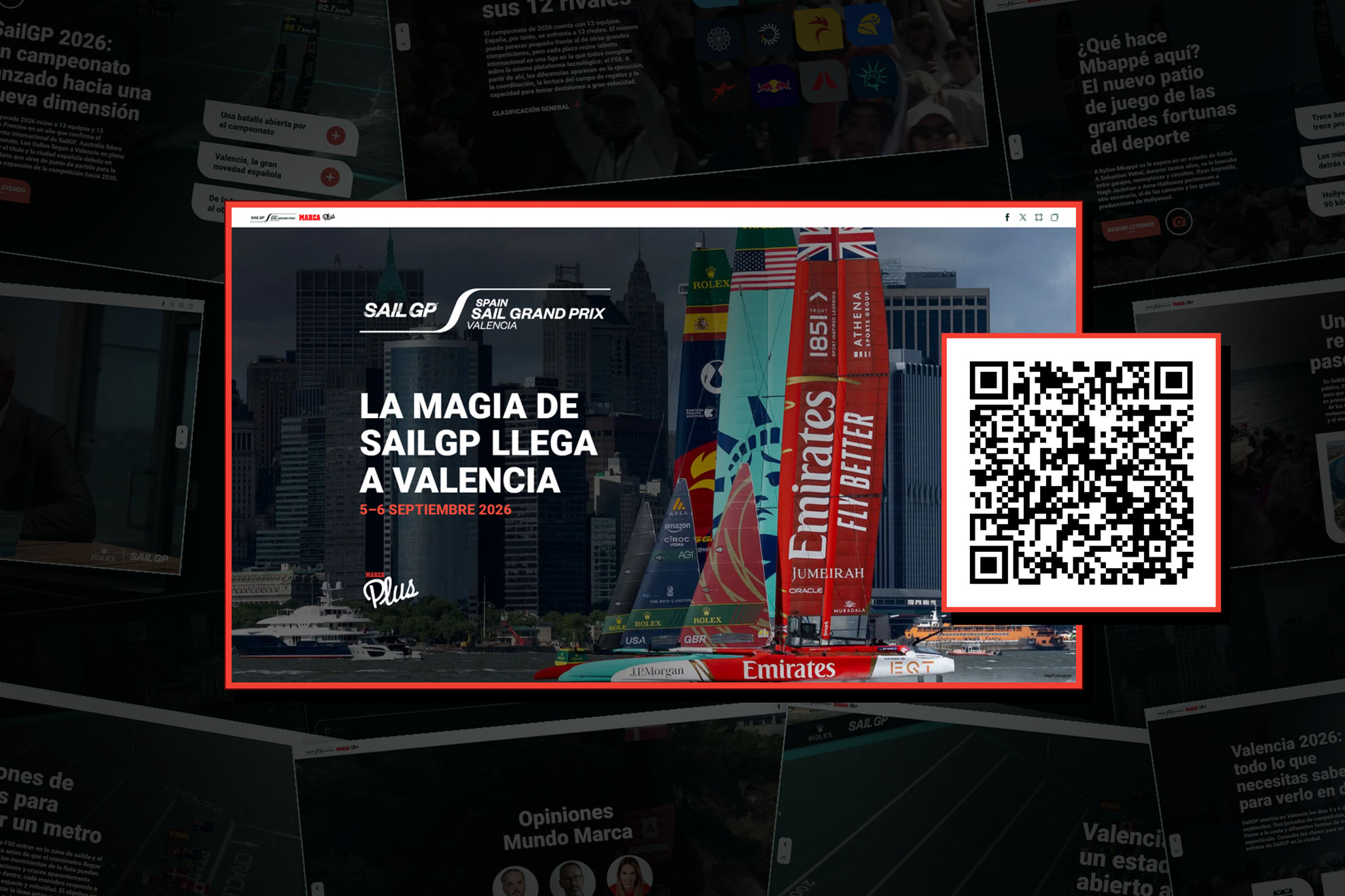 MARCA Plus SailGP Valencia 2026