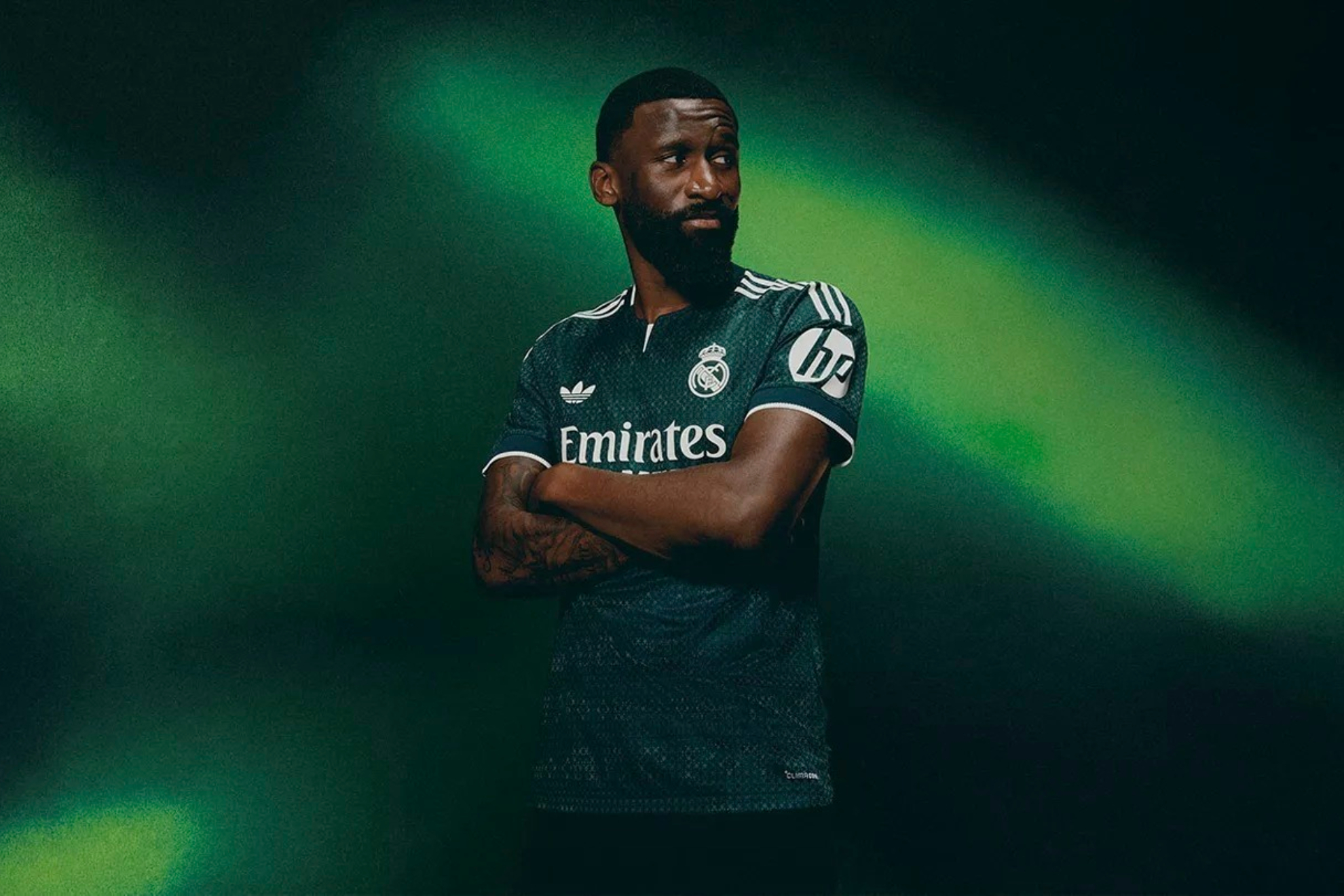 Rïudiger posa antes del inicio de la temporada. REAL MADRID