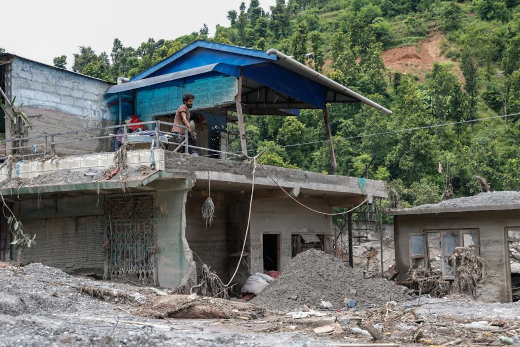 Riada en Nepal. EFE