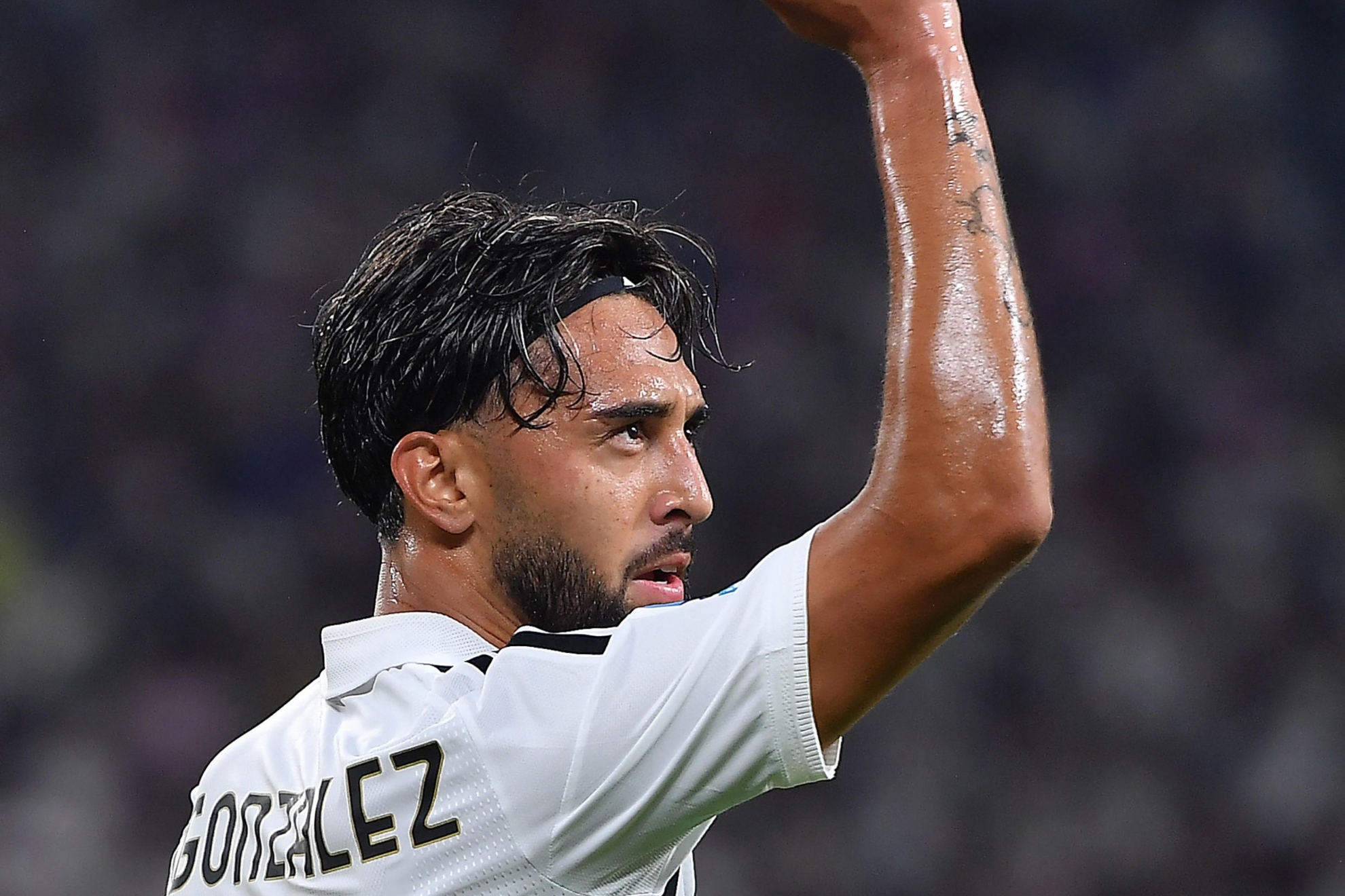 NICO GONZALEZ, TRAS SU GOL AL PARMA. EFE