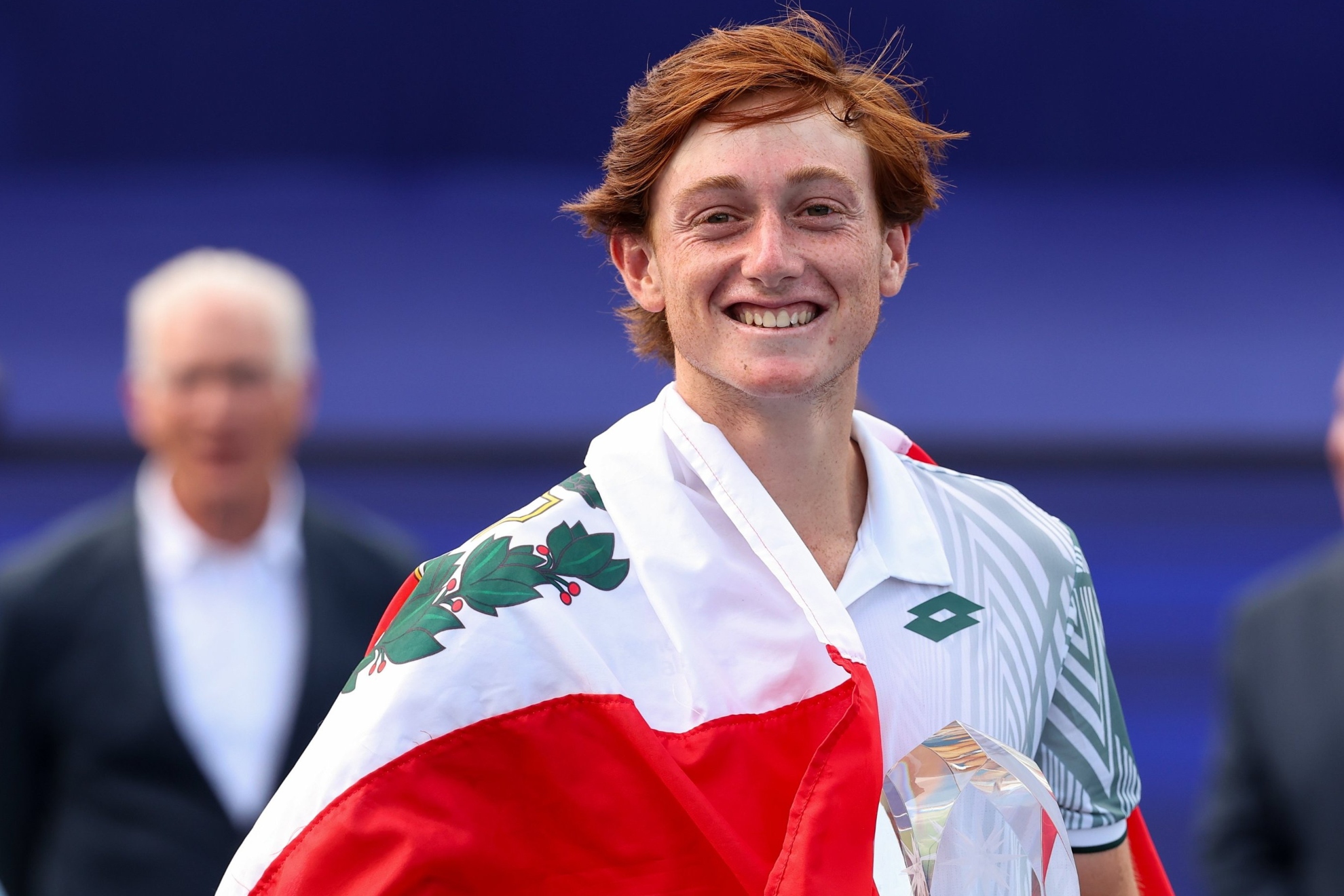 Ignacio Buse tras ganar el título de Winston-Salem. ATP Tour