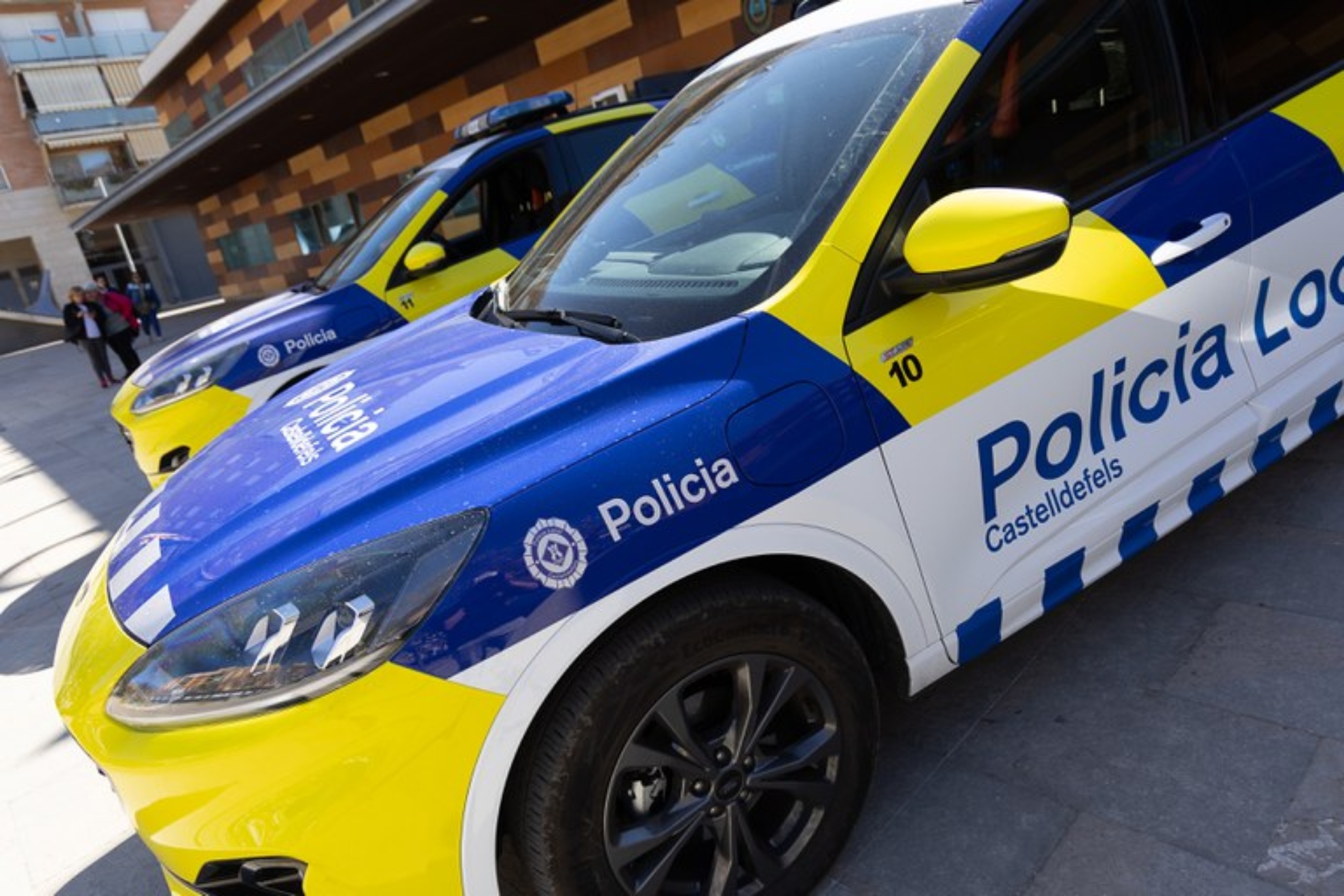 La Policía Local de Castelldefels. Agencia EFE.