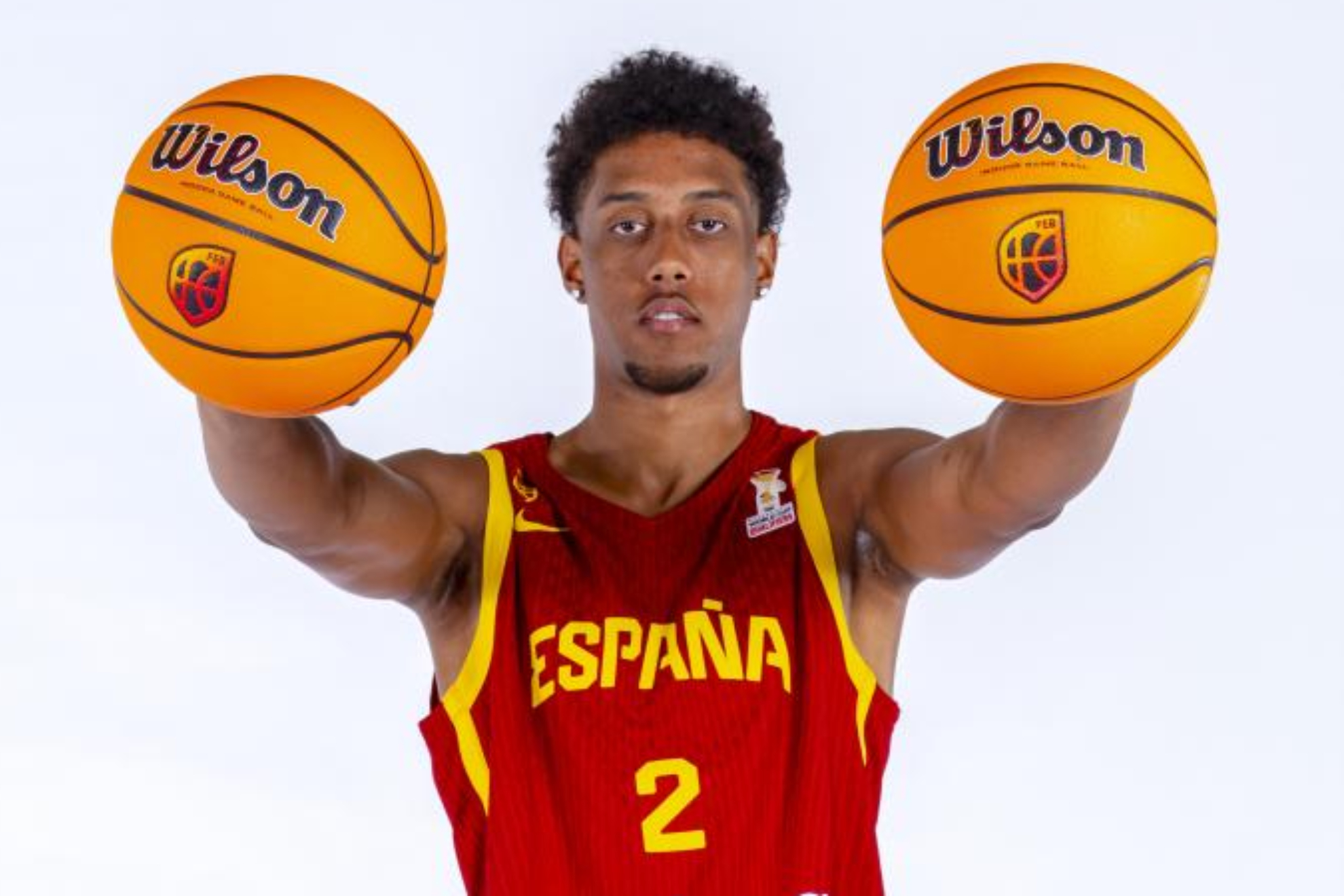 Baba Miller, jugador de la selección española.