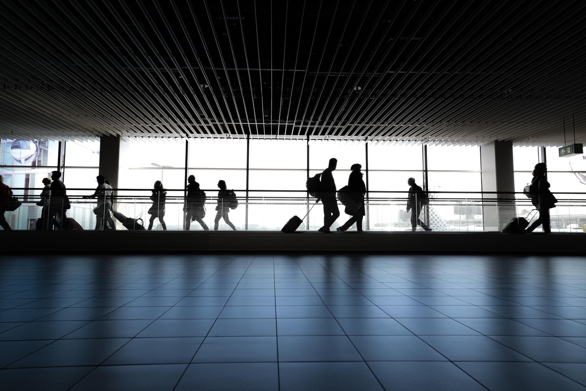 Imagen de recurso del interior de un aeropuerto. Pixabay.
