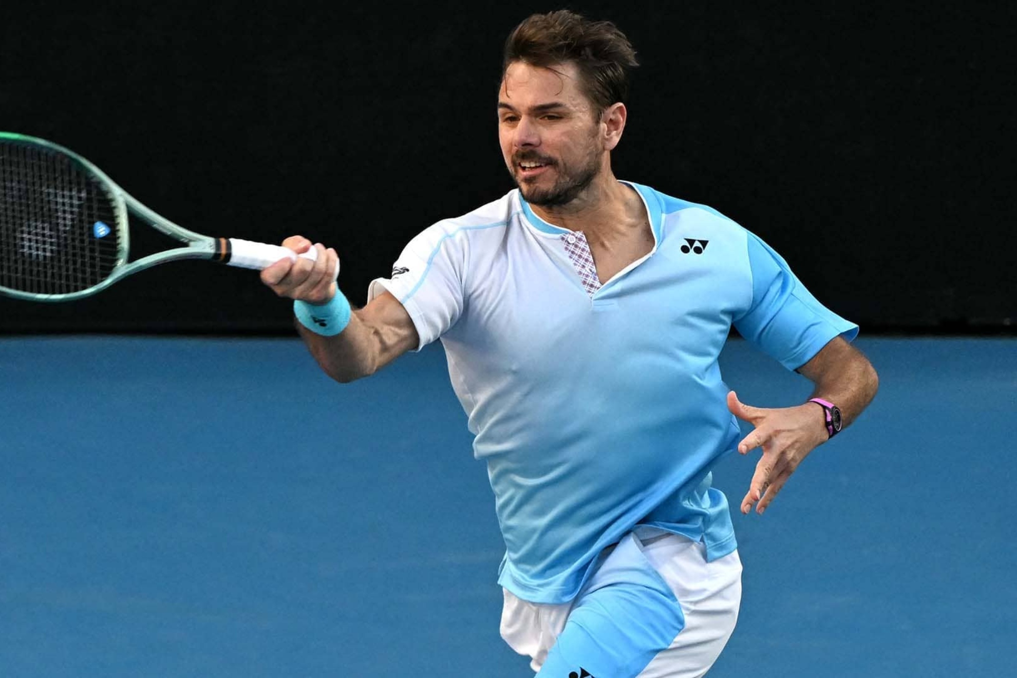 Wawrinka pega de derecha. ATP Tour