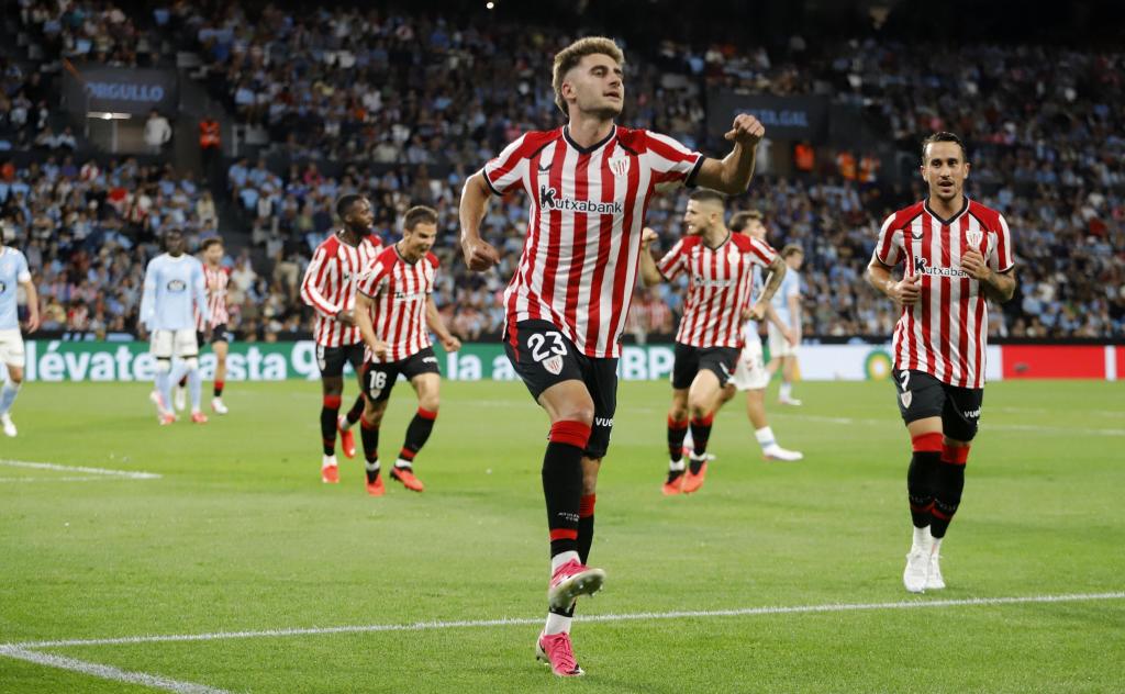 FOTO JORGE LANDÍN CELTA ATHLETIC BILBAO Gol de navarro