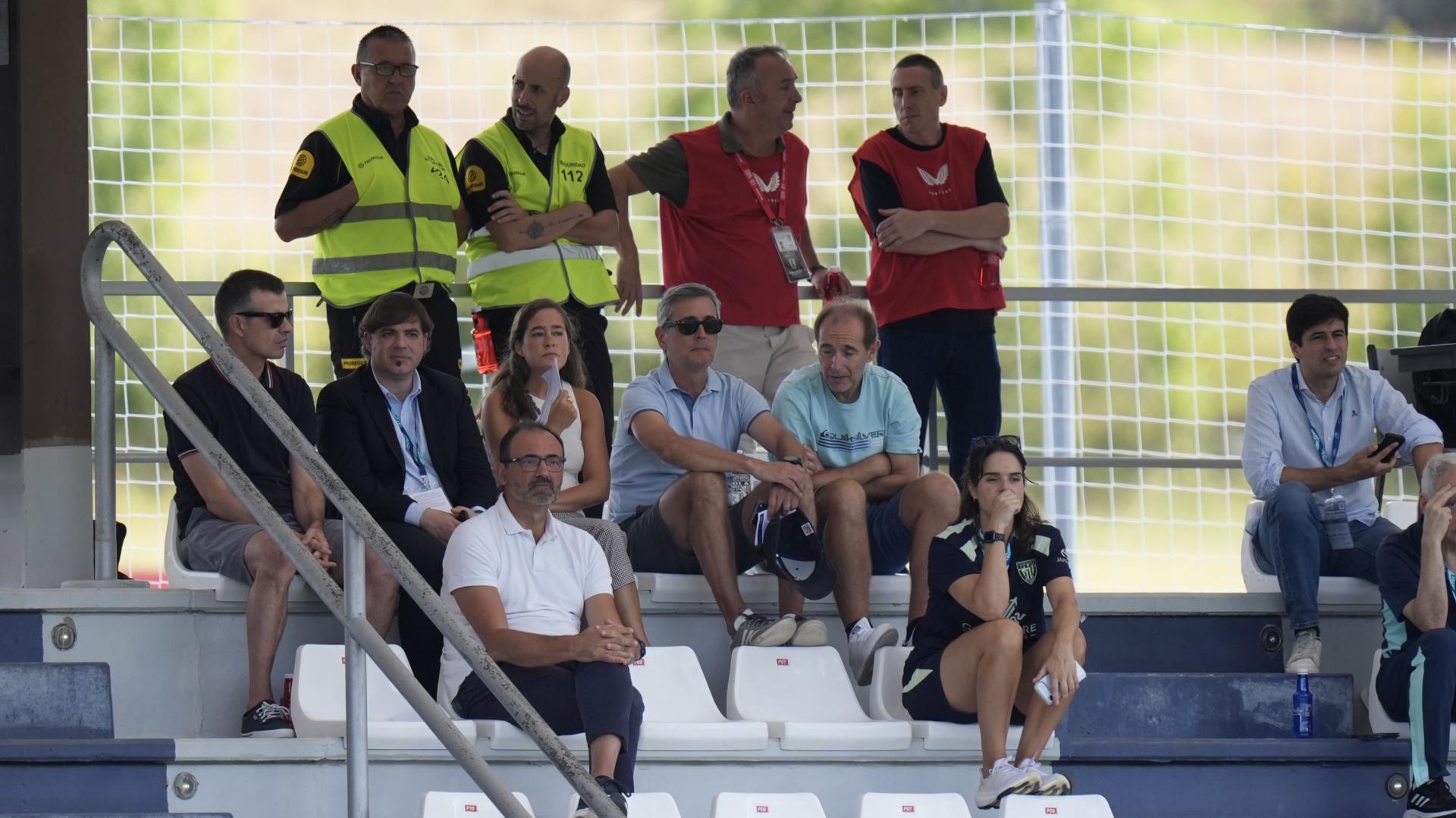 El presidente Uriarte no estuvo en Vigo y se quedó en Lezama para el debut del femenino. Athletic Club