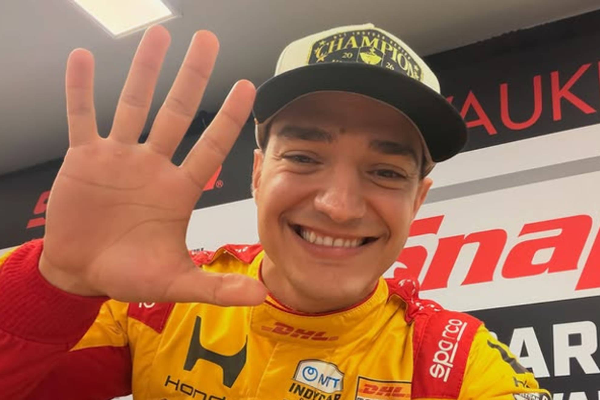 Álex Palou, tras ganar por quinta vez la IndyCar: "Nunca pensaba que esto sería posible" @alexpalou