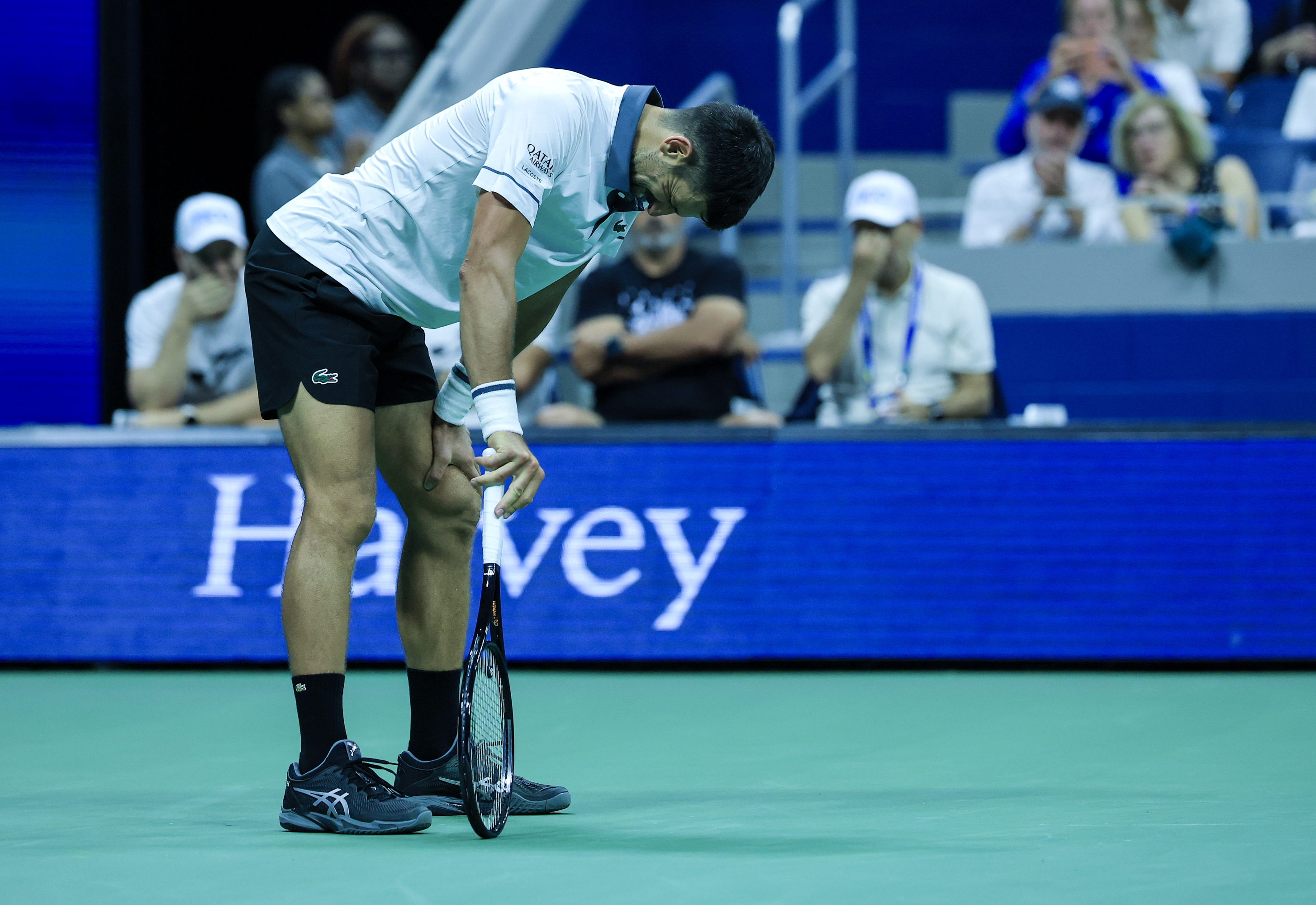 Djokovic: "Es algo que he arrastrado este año: vómitos, náuseas, un problema serio en ese sentido"
