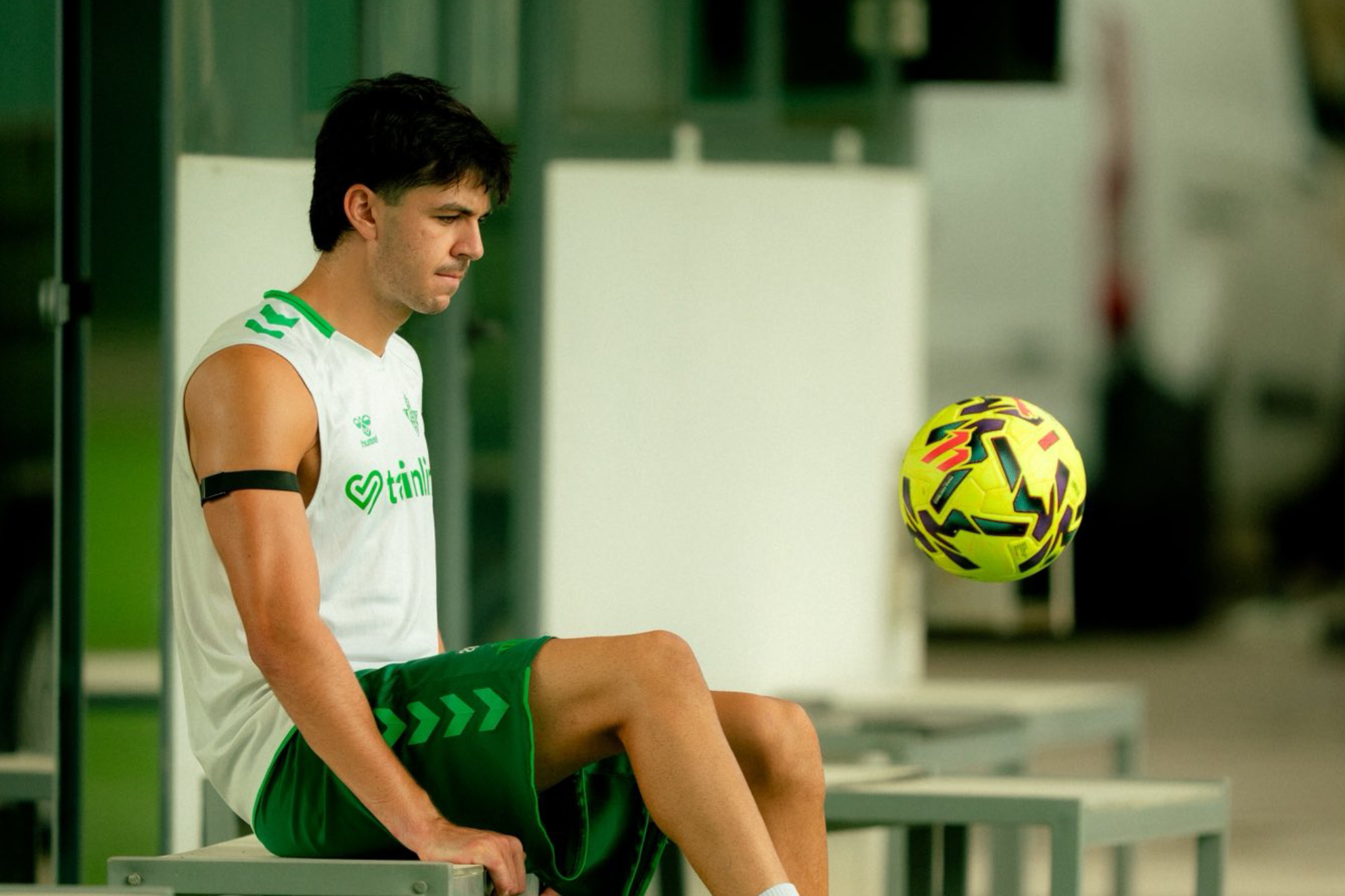 Gonzalo Petit, en la Ciudad Deportiva REAL BETIS