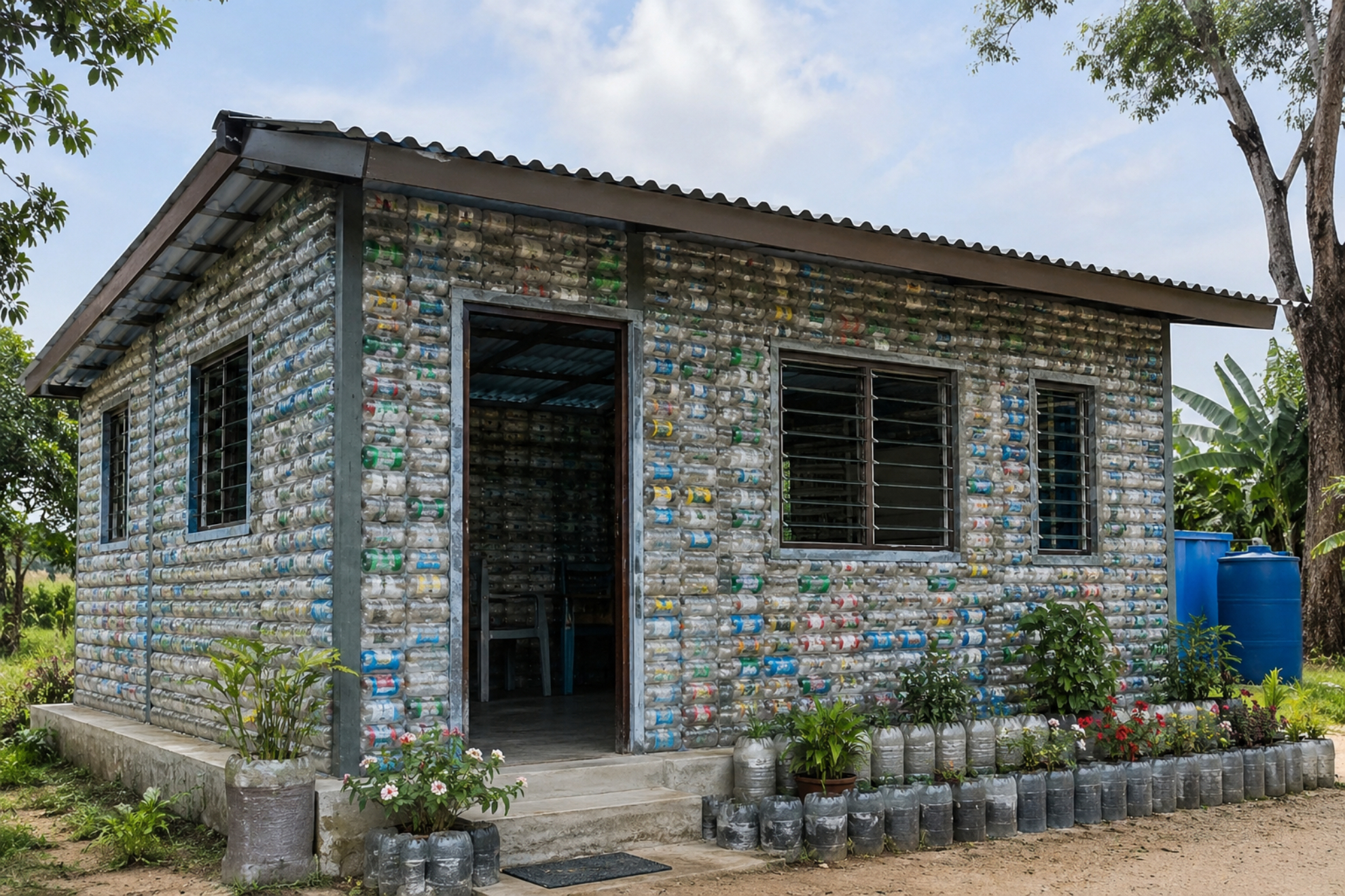 Casa de plástico Imagen creada con IA