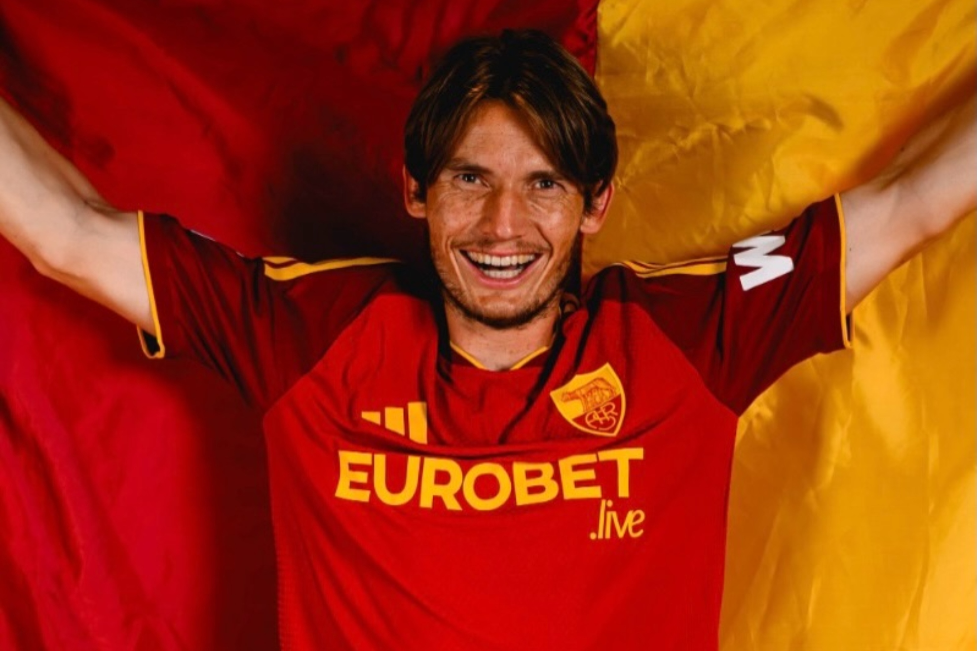 Marten de Roon. AS Roma