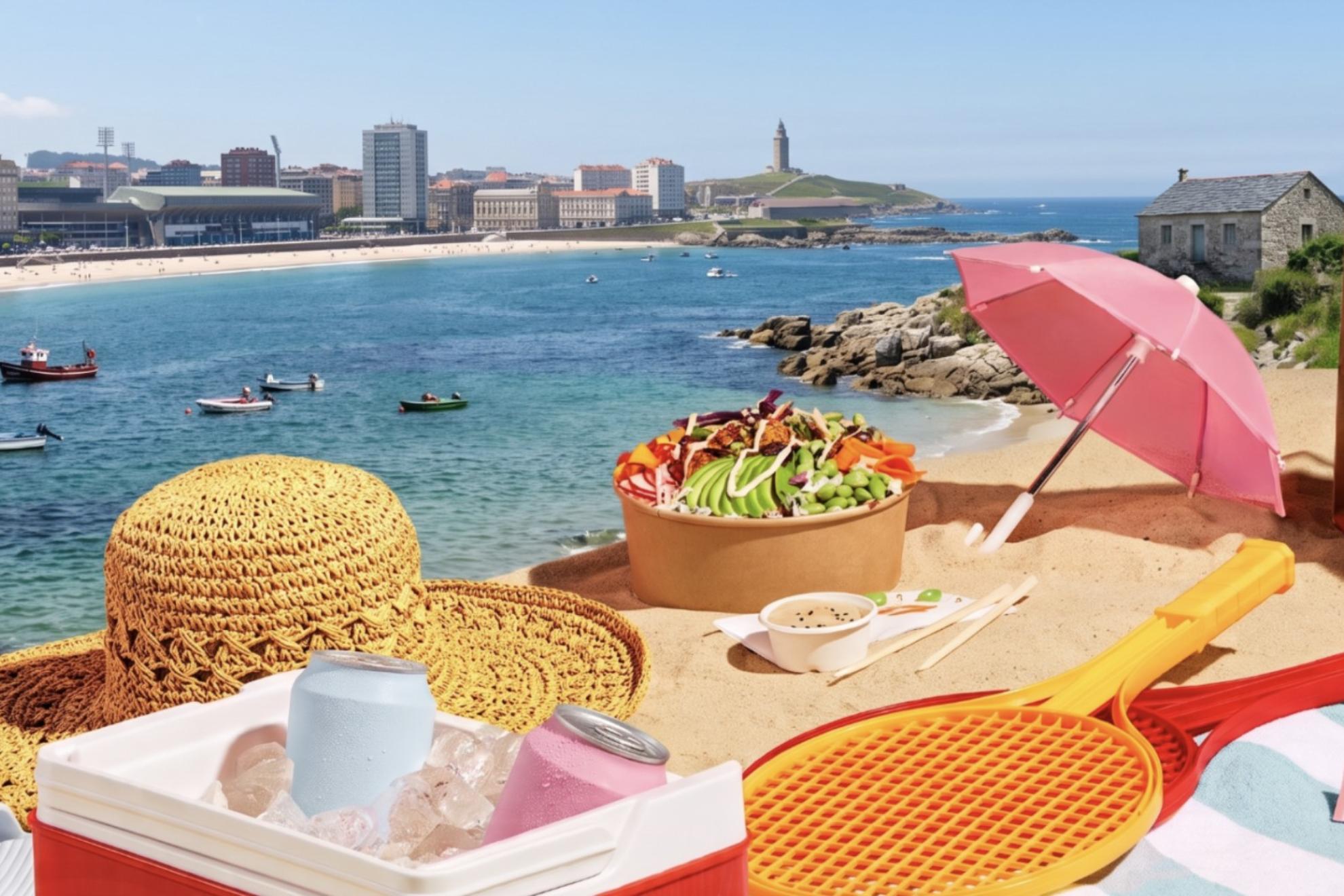El 58% de los españoles ha pedido comida a domicilio en la playa o la piscina durante este verano.