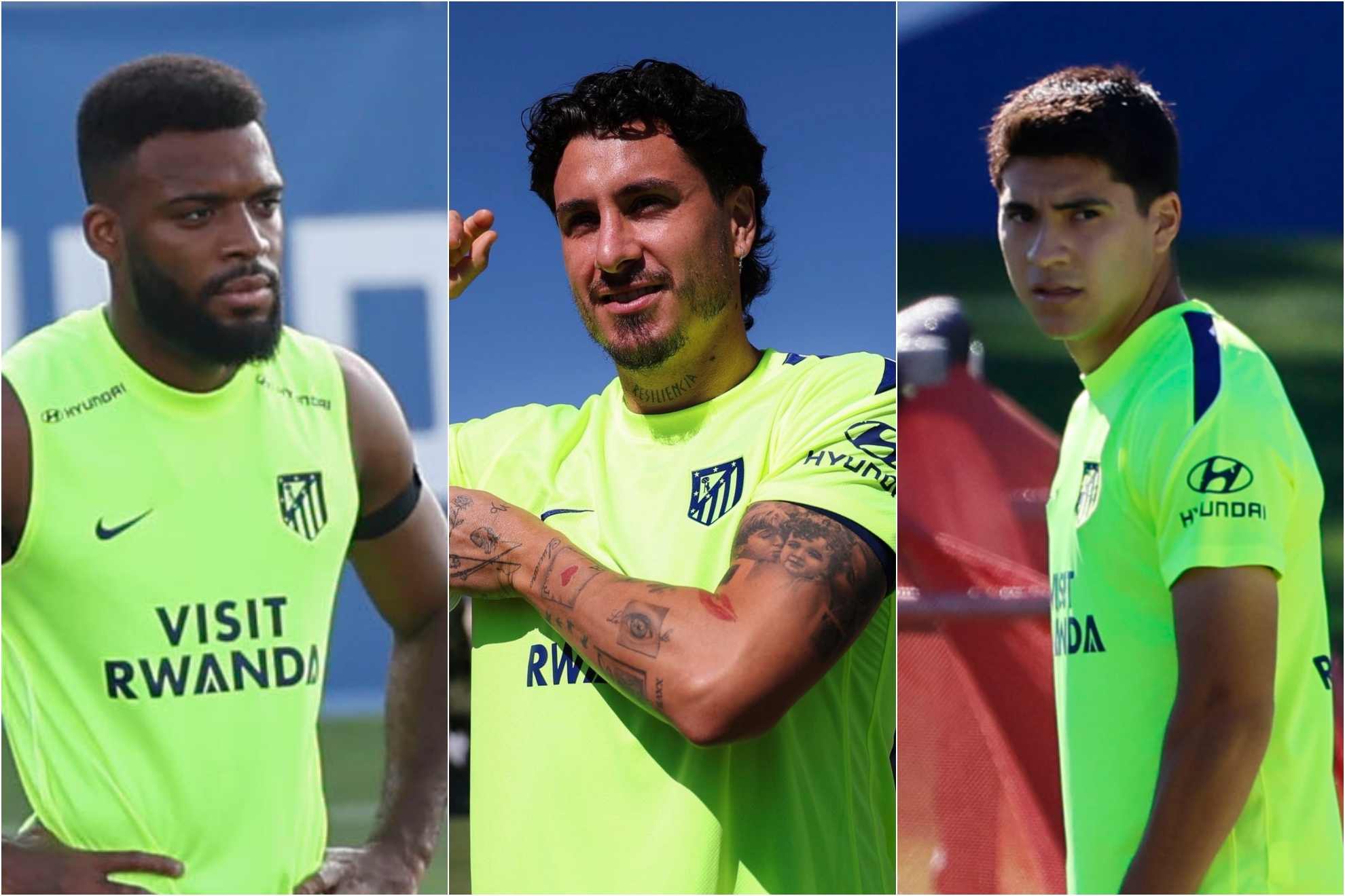 Lemar, Giménez y Obed Vargas.