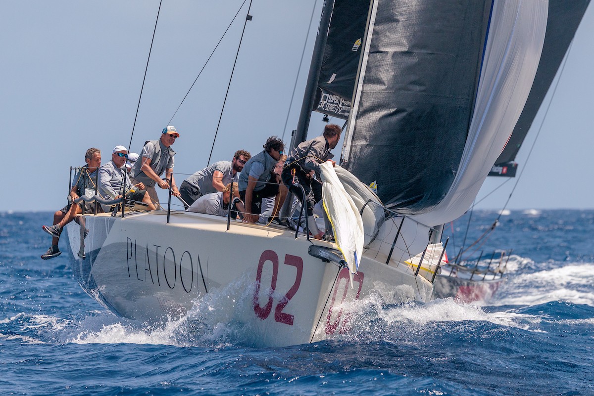 'Platoon', en la Puerto Calero Lanzarote 52 SUPER SERIES Royal Cup. Nico Martínez/52 SUPER SERIES