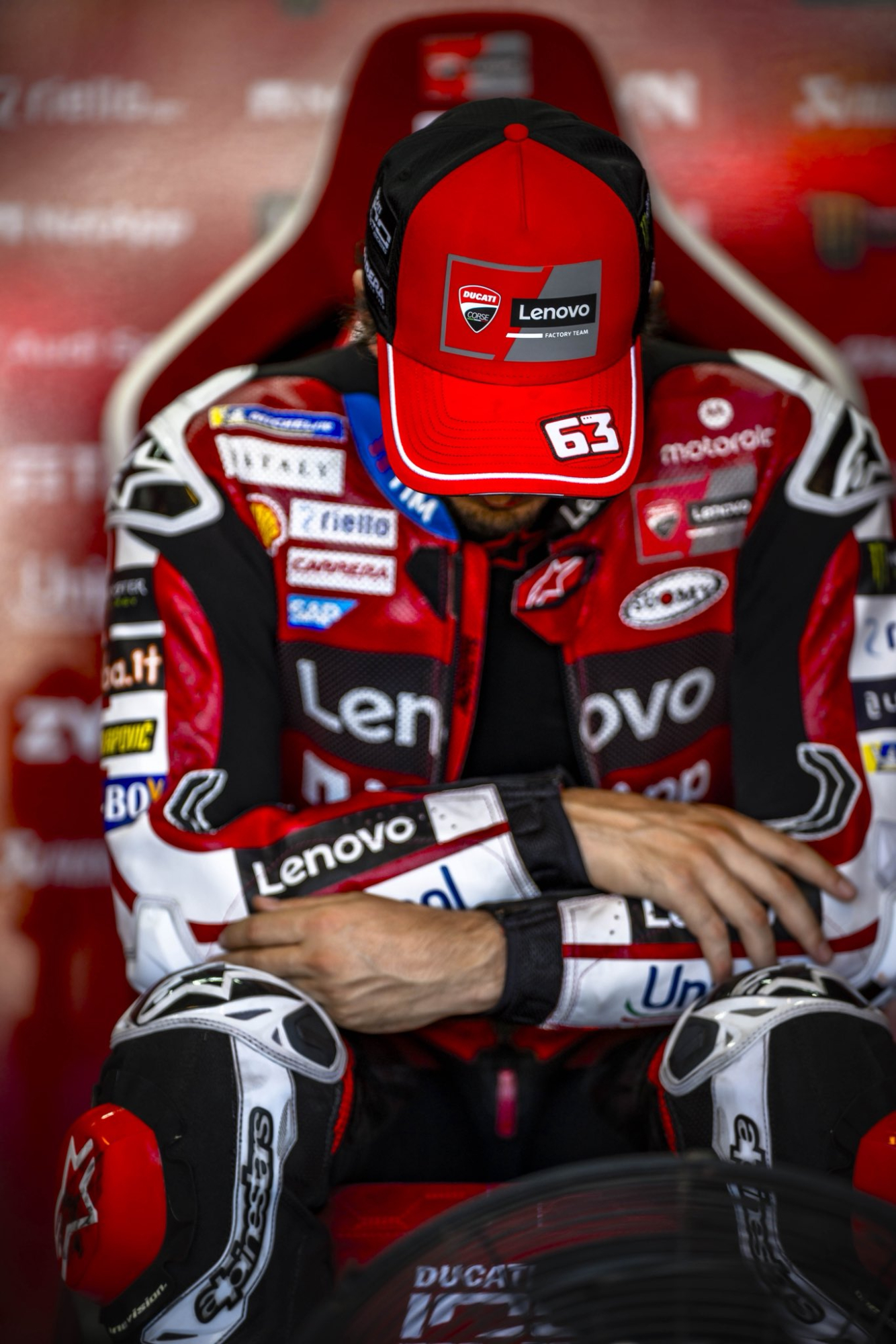 Pecco Bagnaia, en Aragón.