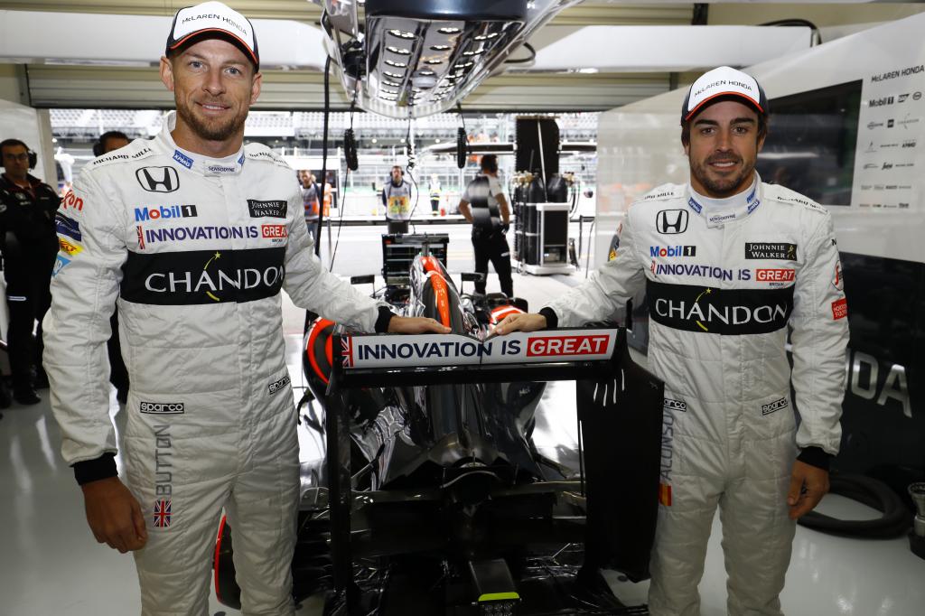 Button y Alonso, en McLaren.