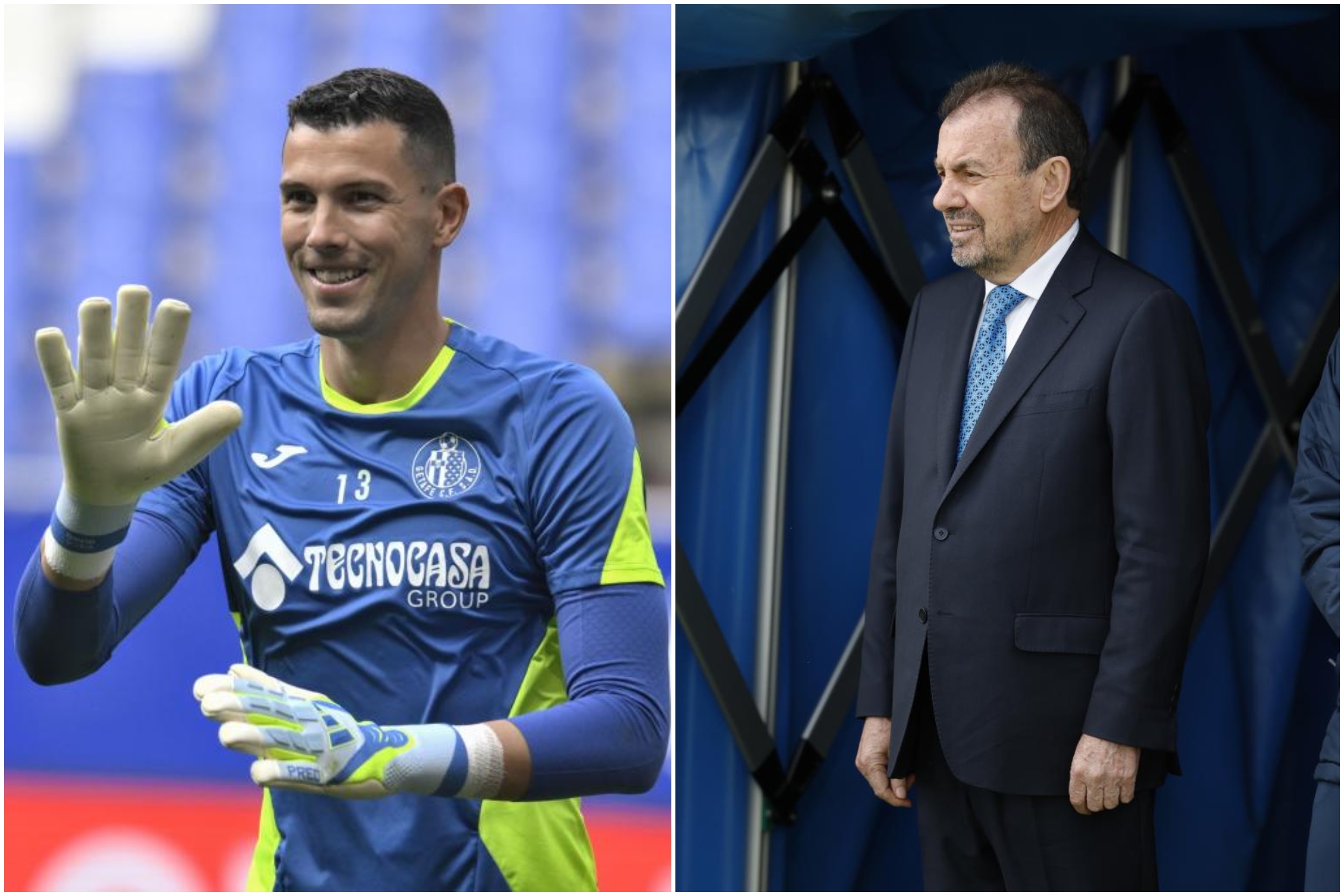 Un montaje con una imagen de David Soria y de Ángel Torres.