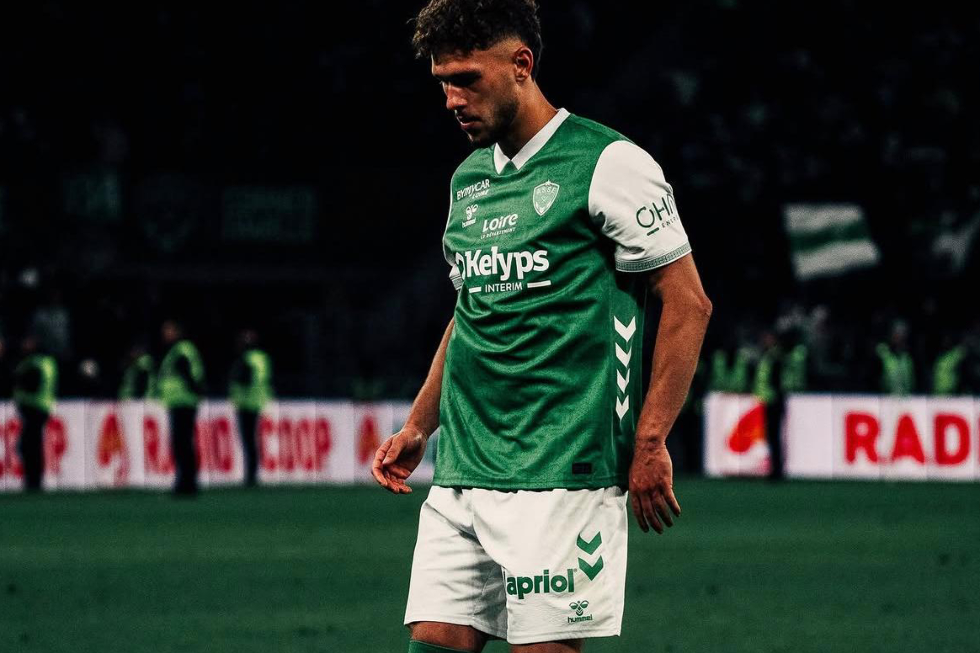 Lucas Stassin, delantero belga del Saint-Étienne IG Lucas Stassin