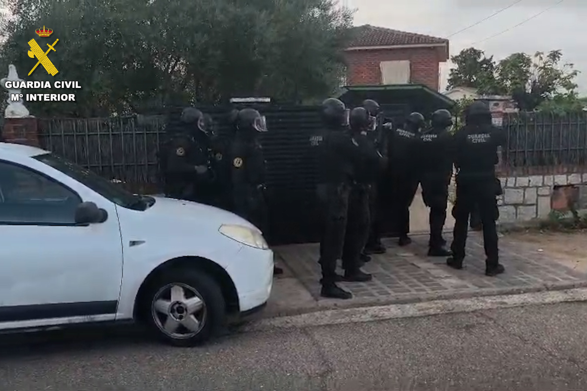 Imagen de la Guardia Civil durante una de las intervenciones Guardia Civil