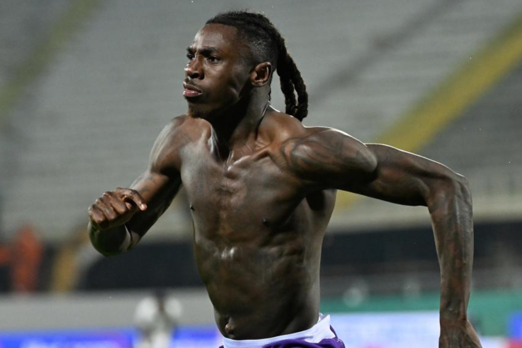 Moise Kean celebra un gol. EFE