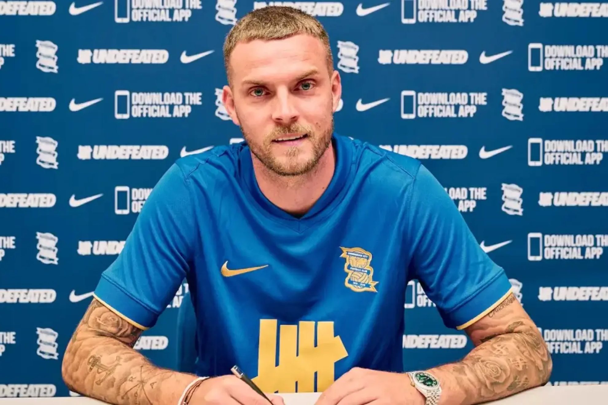 El delantero Marvin Ducksch, en su etapa en el Birmingham City. BIRMINGHAM CITY