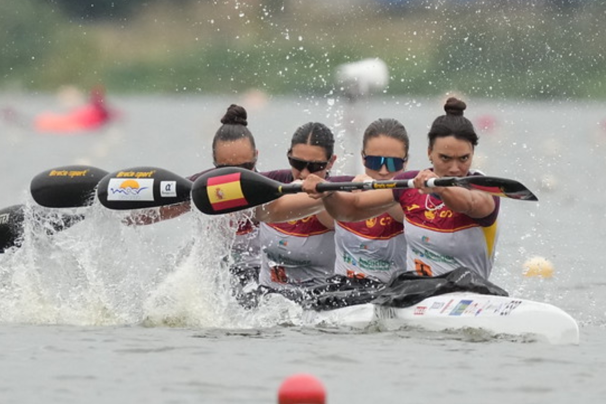 El K-4 femenino, plata en los Mundiales de Poznan RFEP