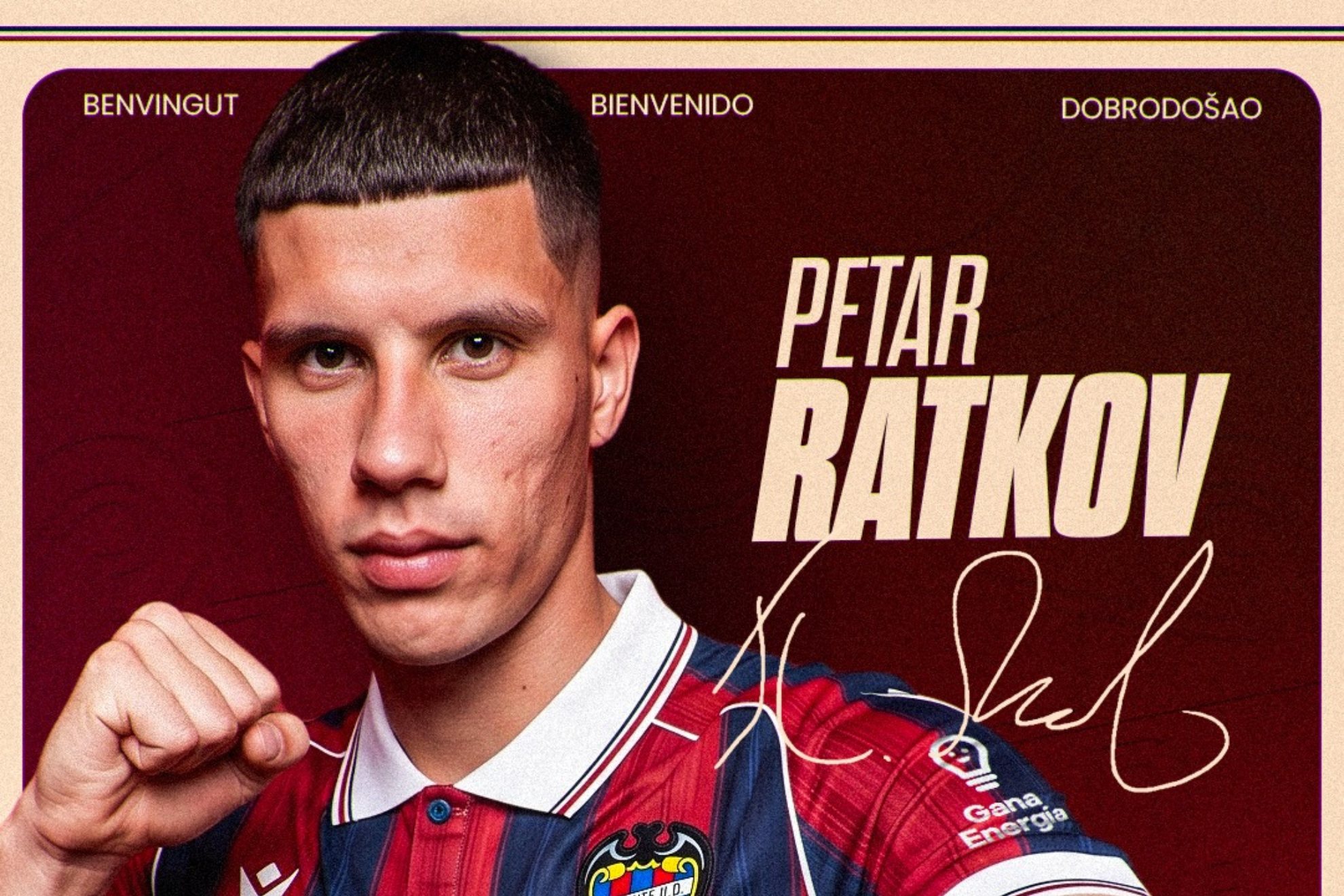 Petar Ratkov, nuevo jugador del Levante.