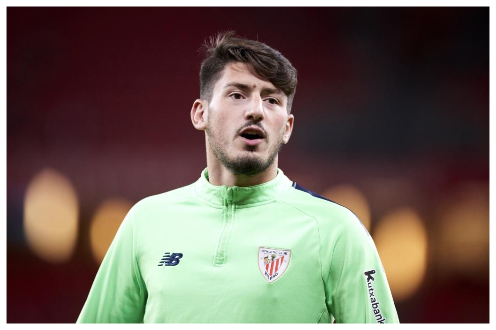 Unai Vencedor, en un entrenamiento del Athletic Ricardo Larreina / UGS