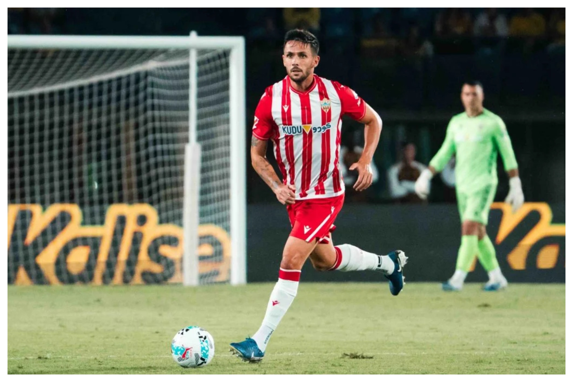 Nelson Monte, en un partido con el conjunto indálico UD ALMERÍA