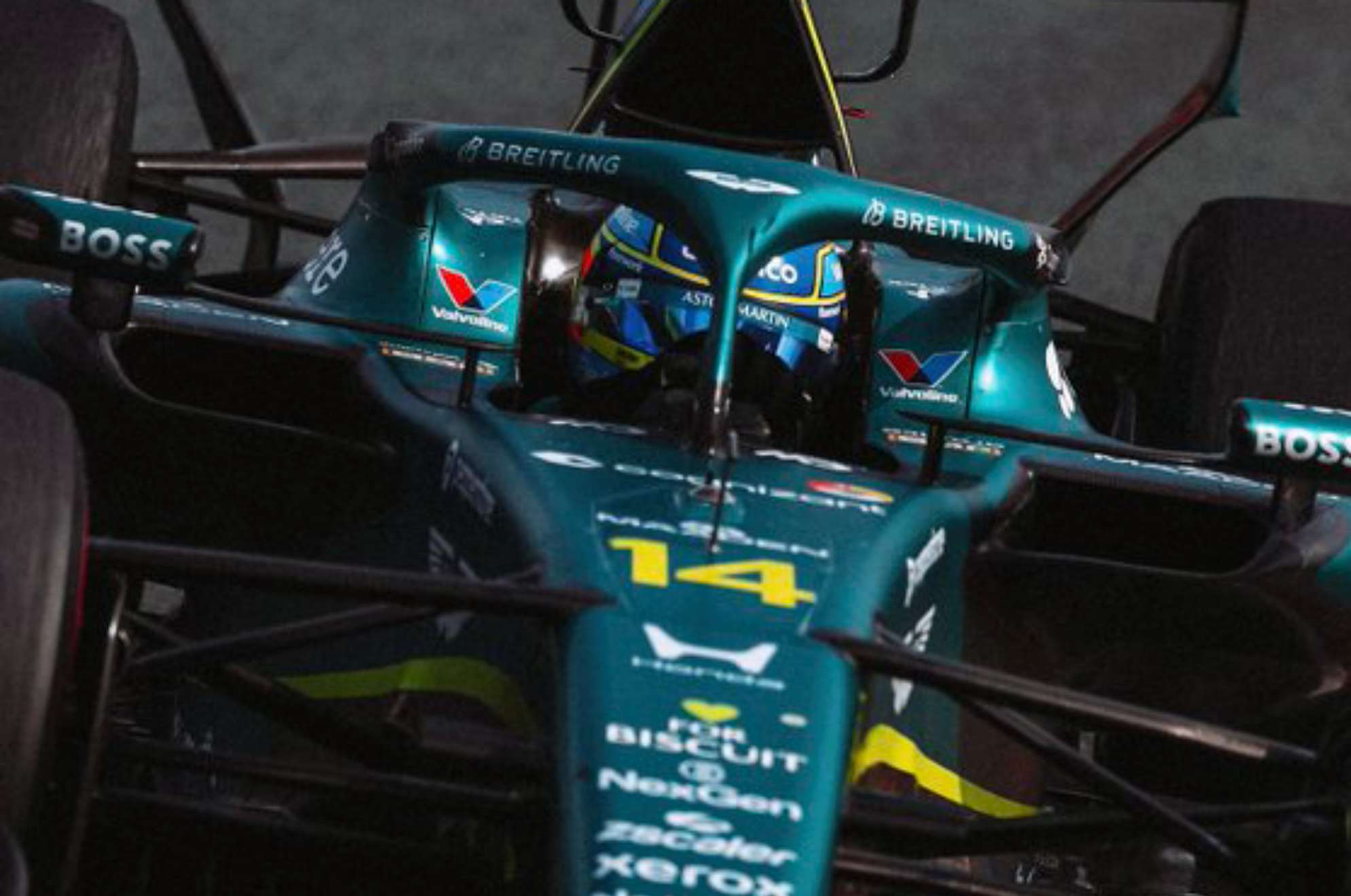 Alonso, con el AMR26B, en el GP de Países Bajos. AMR F1