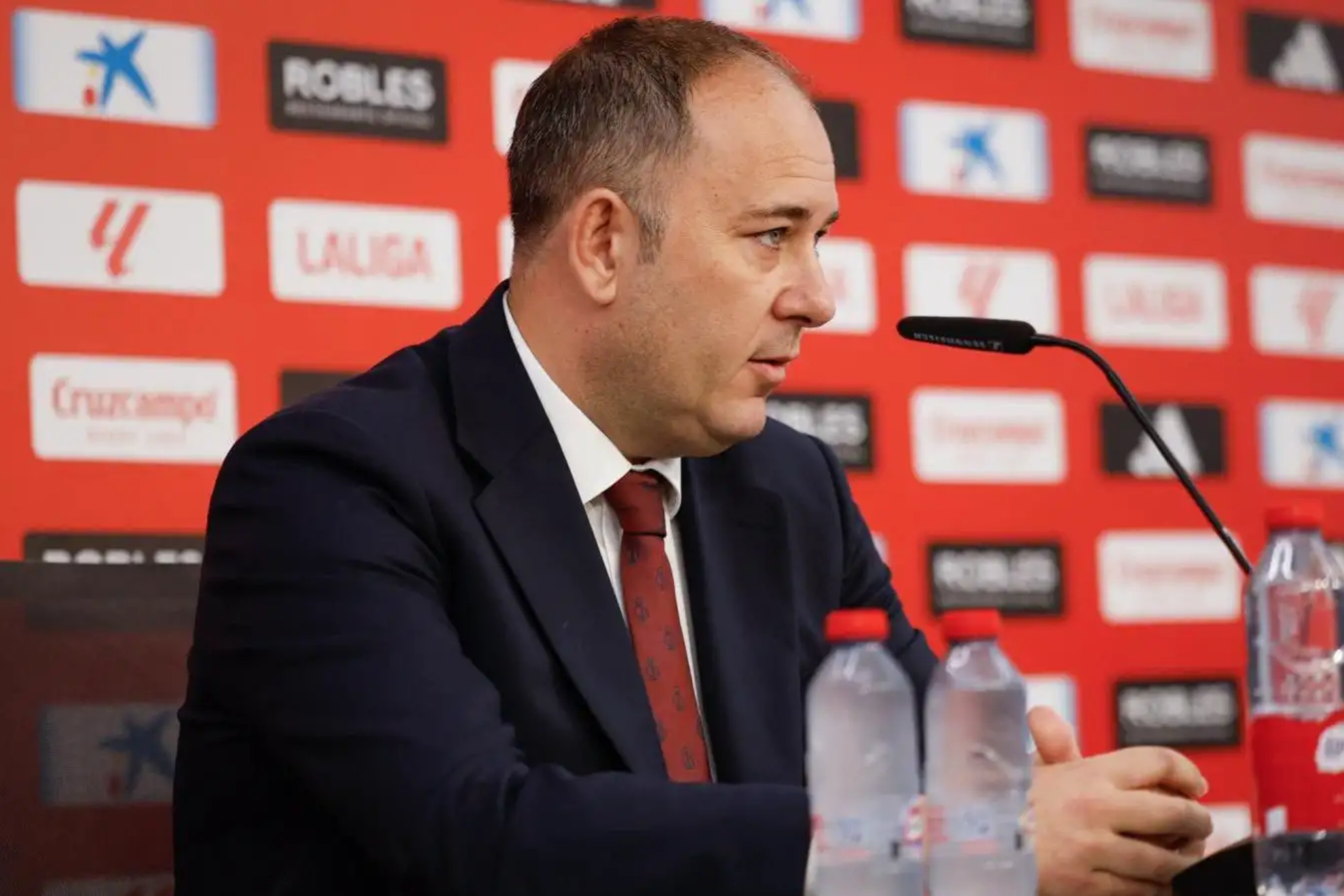José Ignacio Navarro, en rueda de prensa SEVILLA FC
