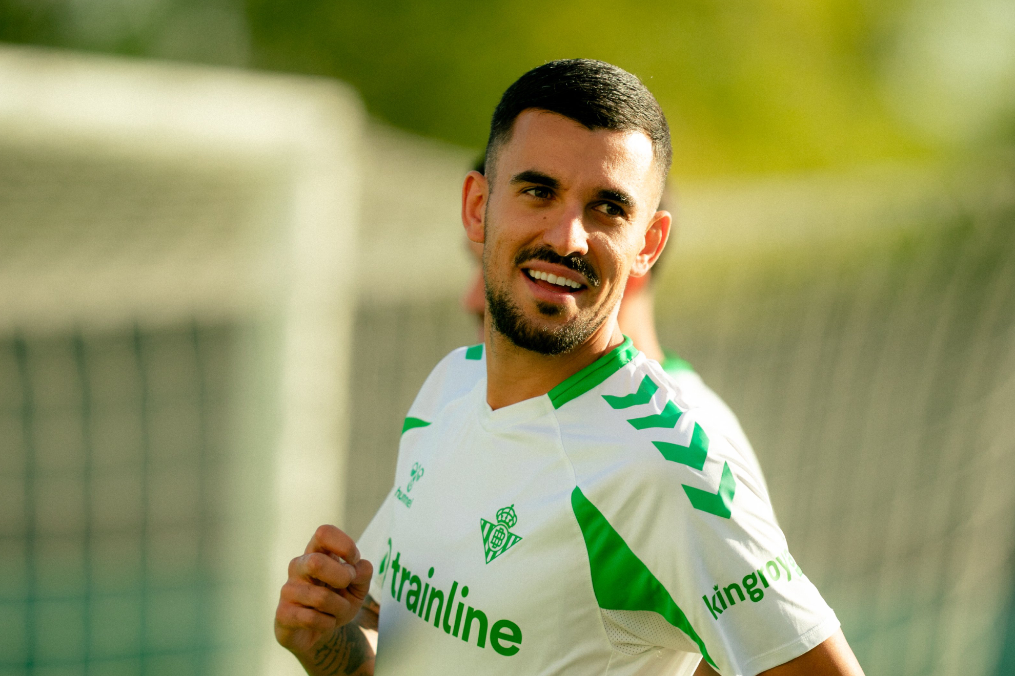 Ceballos, en su primer entrenamiento tras su regreso al Betis REAL BETIS