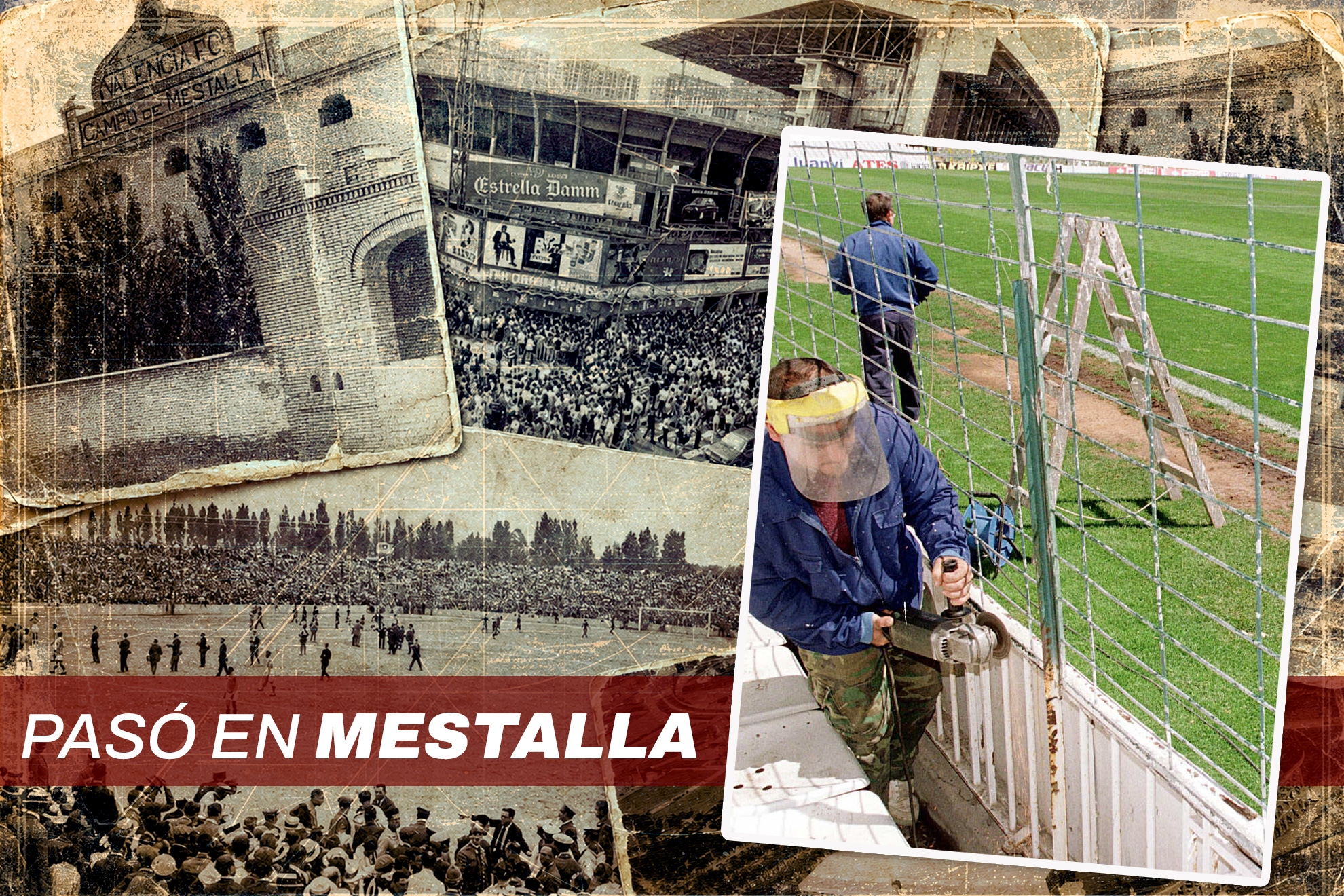 Último año en Mestalla: la vallas.