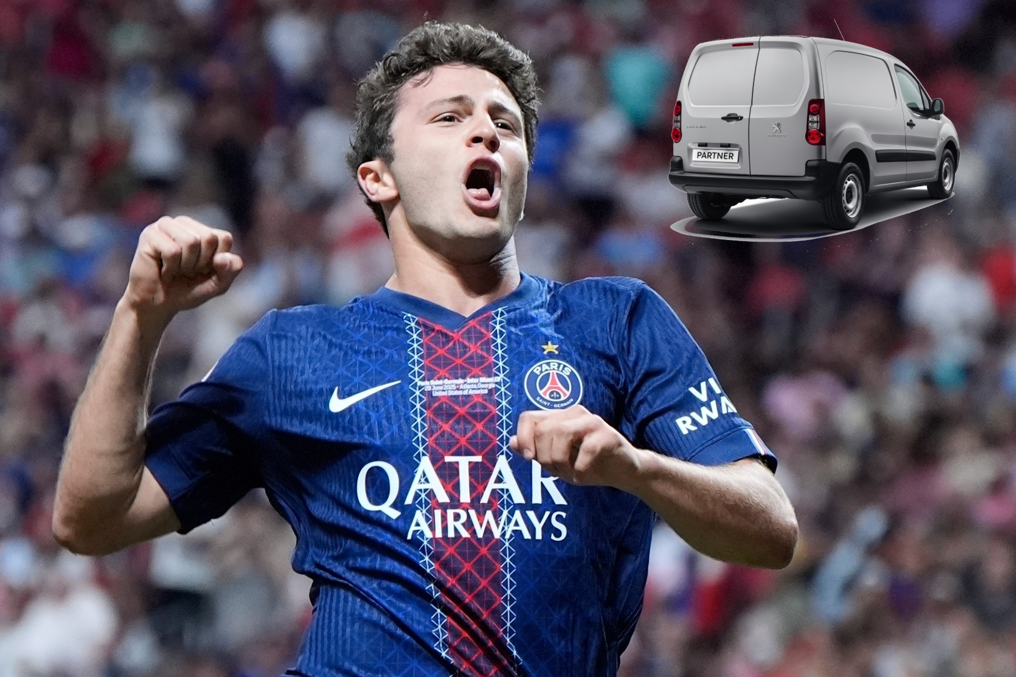 Joao Neves, centrocampista del PSG AP