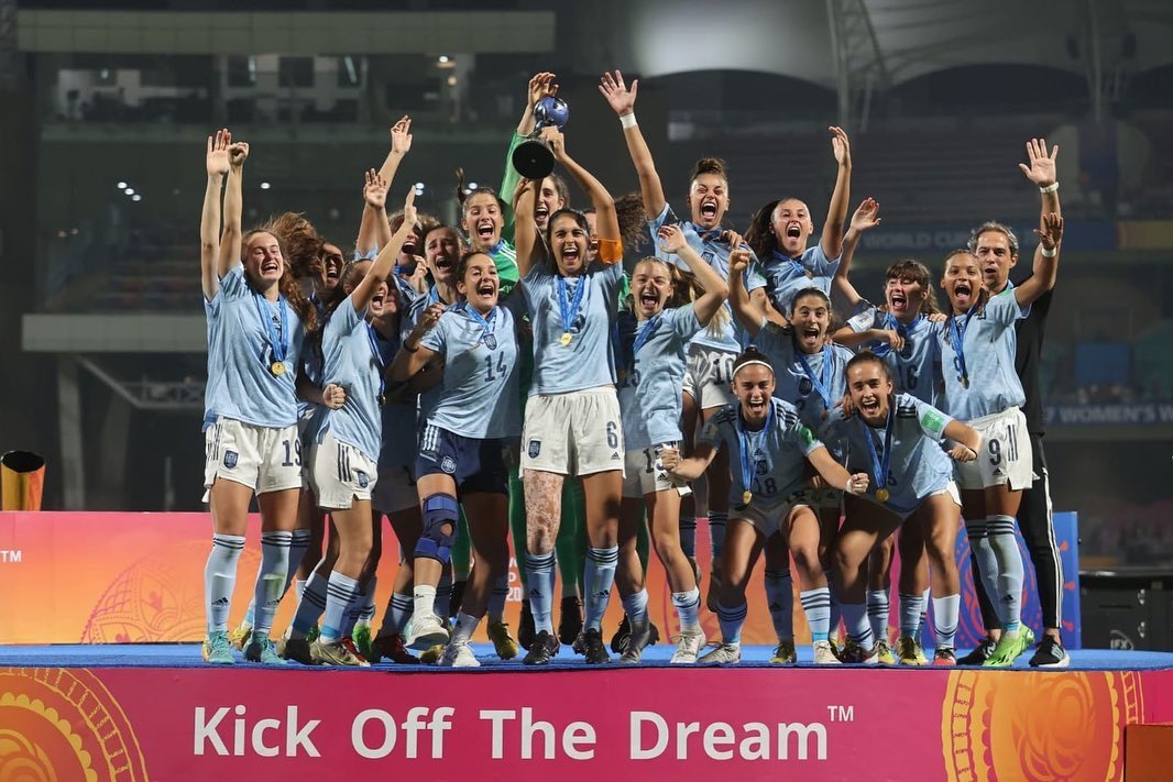 Selección femenina de fútbol Sub'17 que ganó el Mundial en 2022