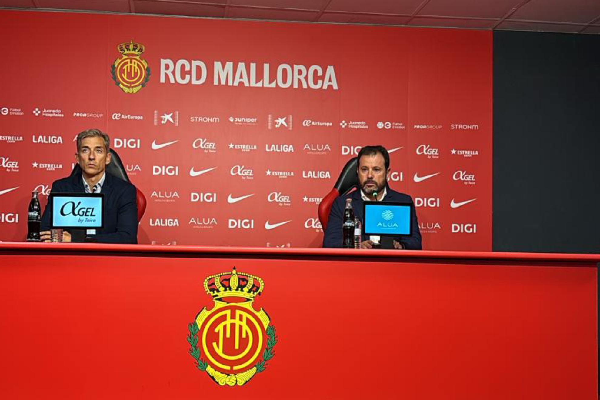 Pablo Ortells y Alfonso Díaz, en la rueda de prensa.