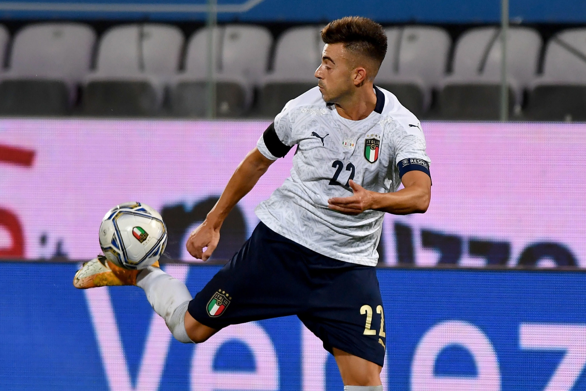 El Shaarawy, con Italia. EFE.