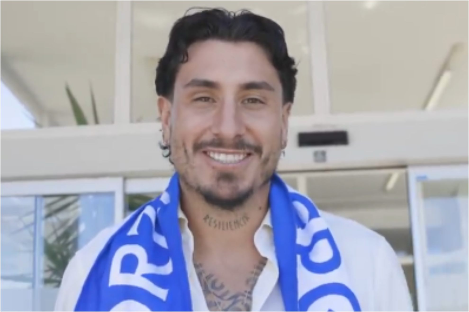 Giménez, con los colores del Deportivo.