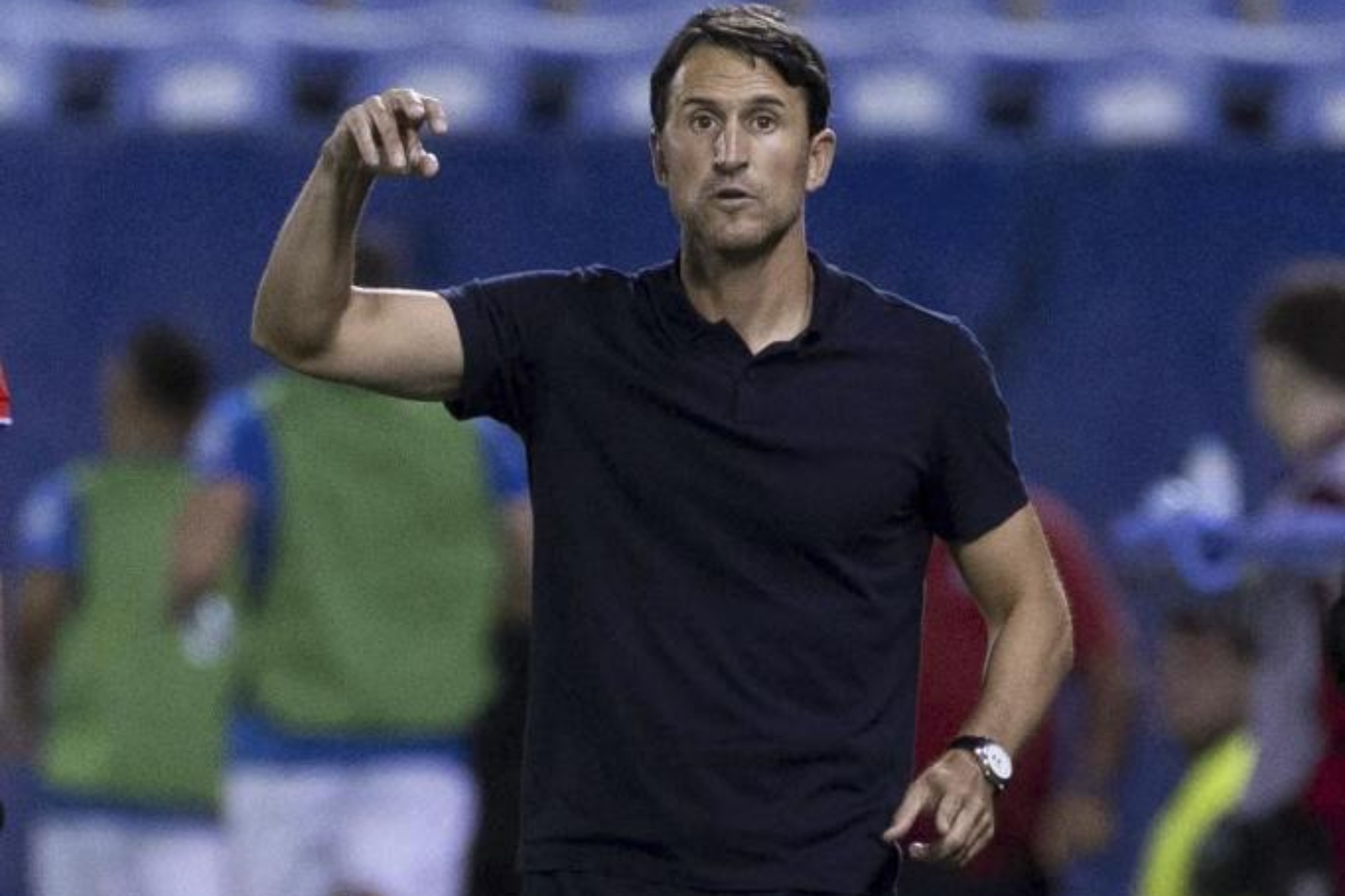 Beñat San José, en un partido del Rayo Vallecano. LALIGA