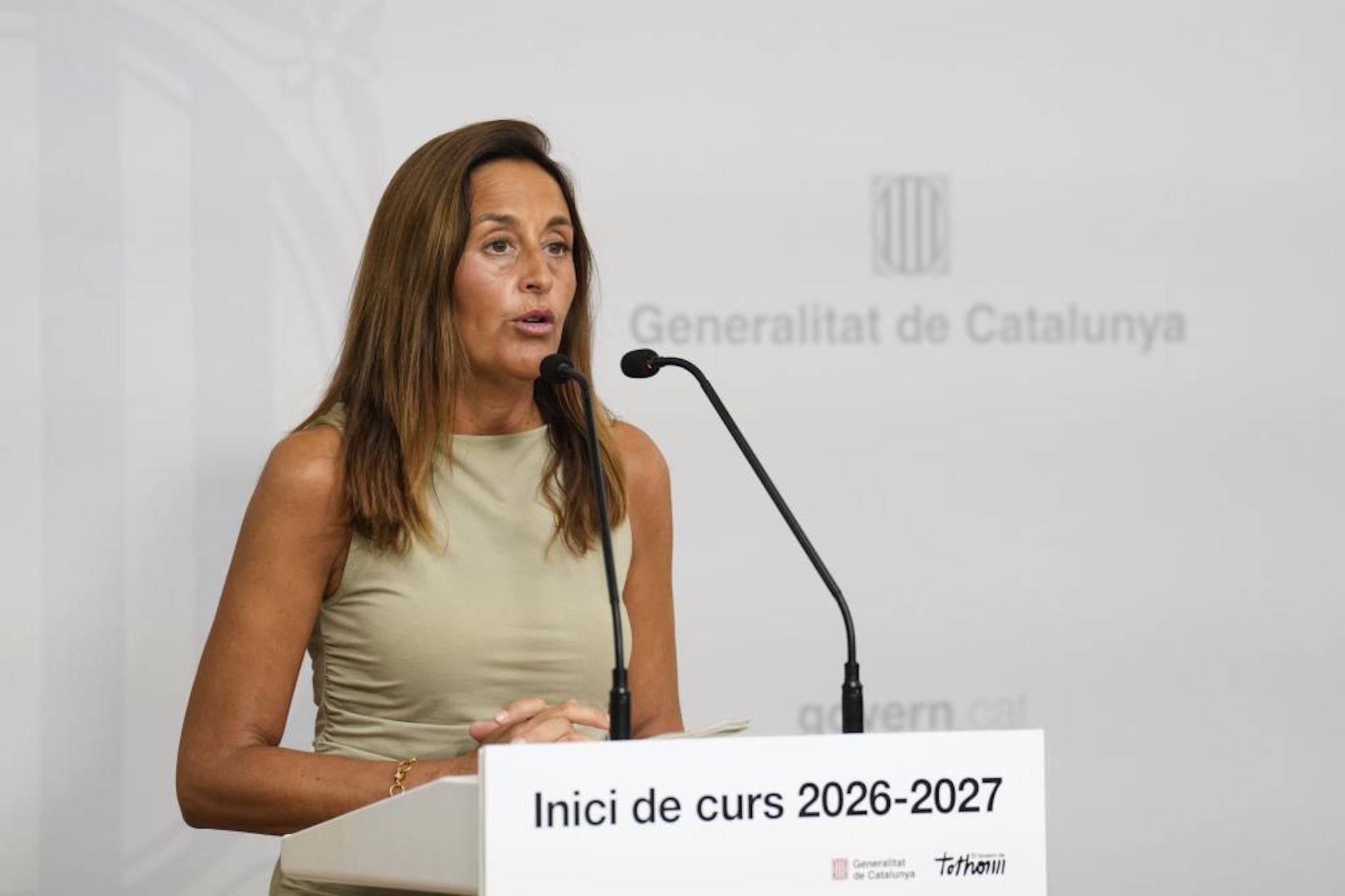 La consellera de Educación y Formación Profesional, Esther Niubó. EFE