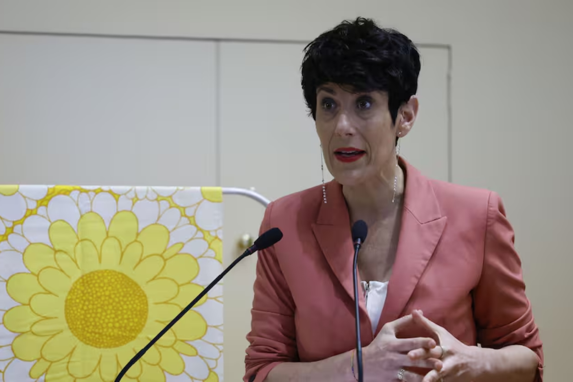 Elma Saiz, ministra de Inclusión, Seguridad Social y Migraciones. EFE