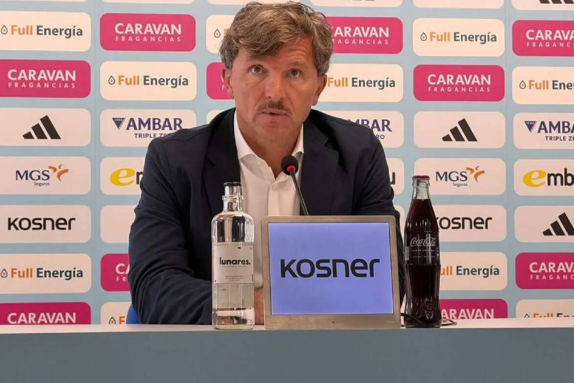 El director deportivo del Zaragoza se muestra optimista para la temporada