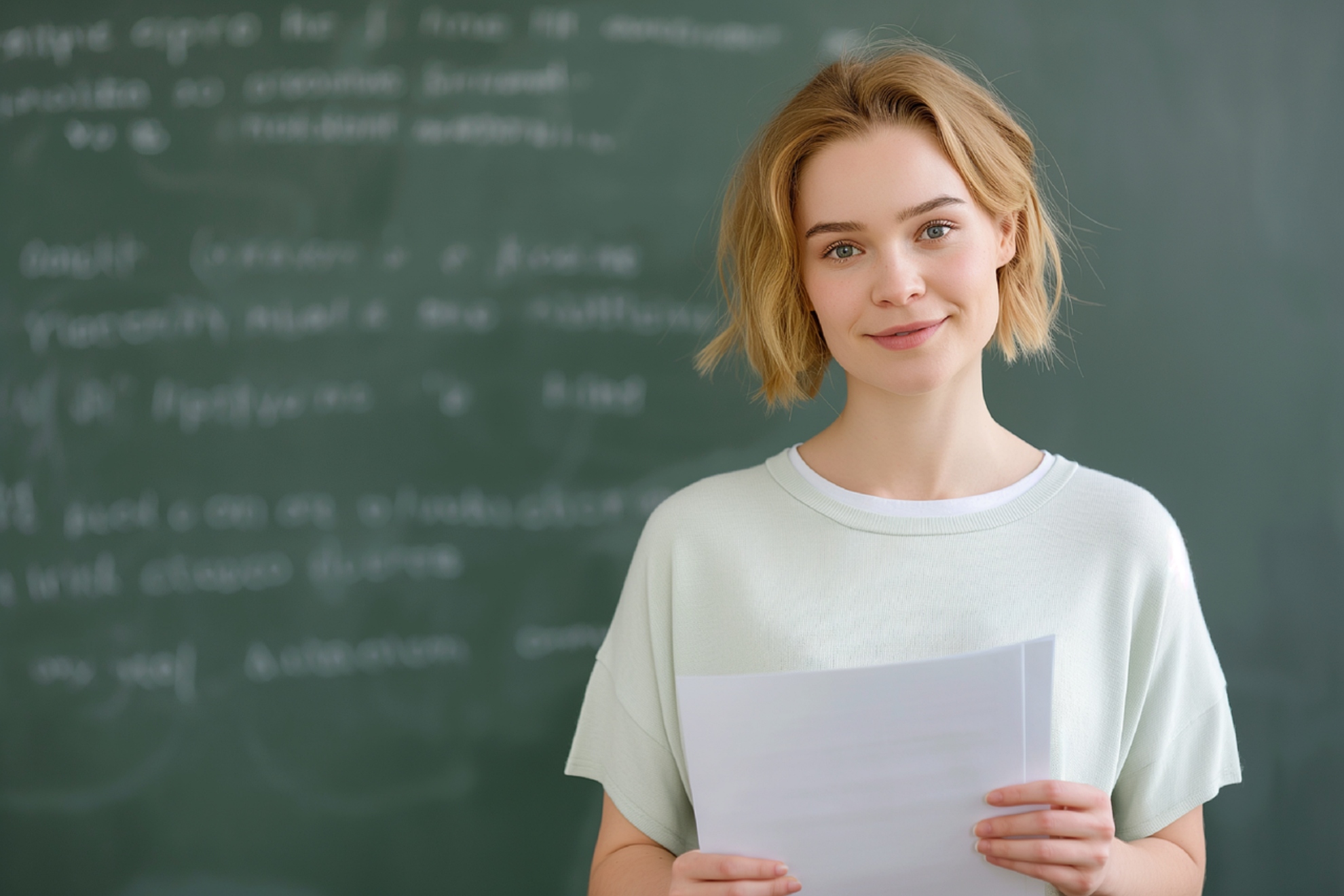 Imagen de recurso de una profesora. Pixabay.