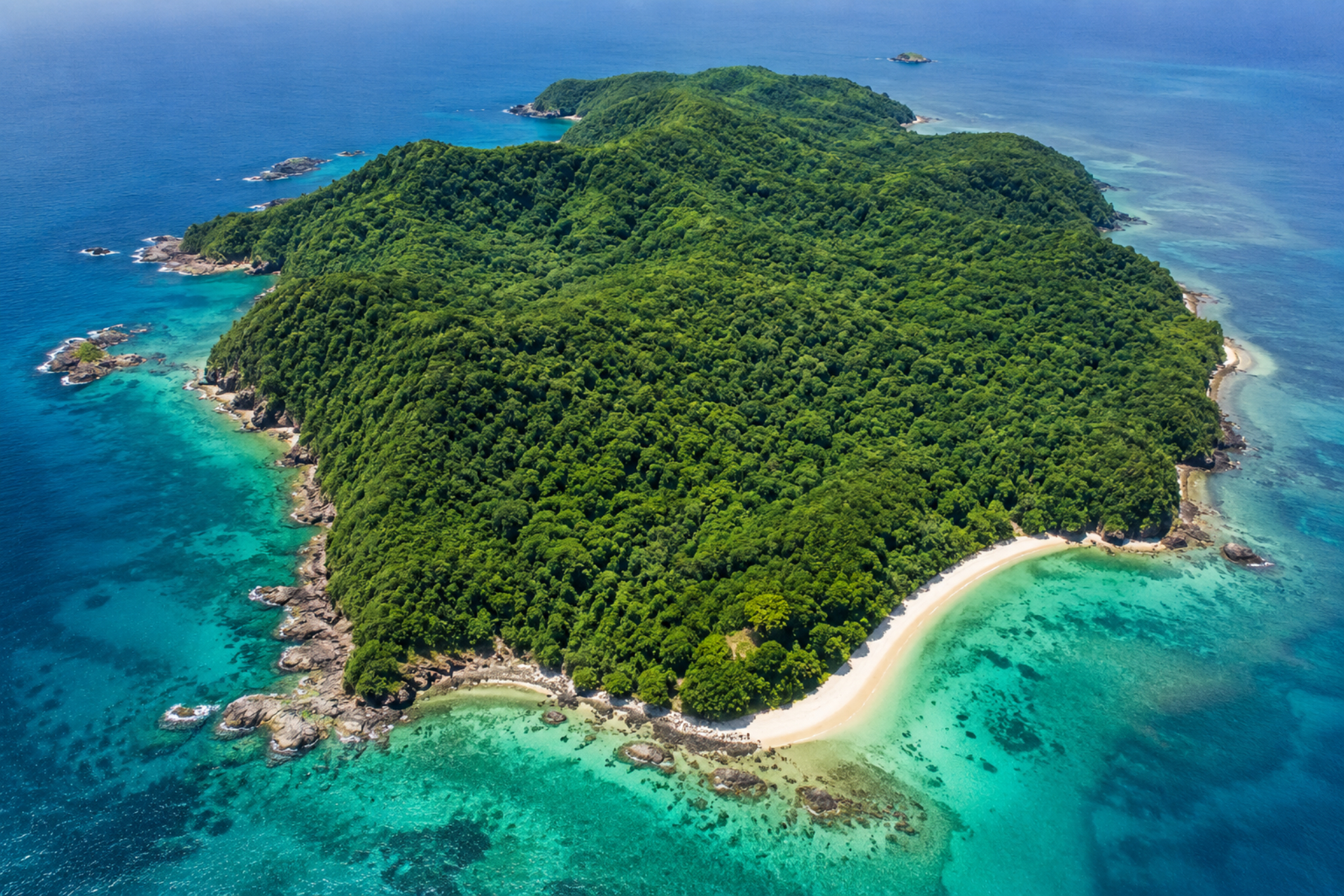 Isla Imagen creada con IA