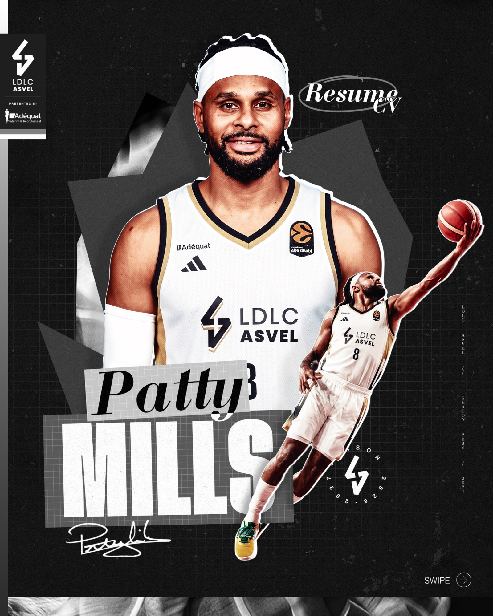 Patty Mills, fichaje estrella del ASVEL Villeurbanne.