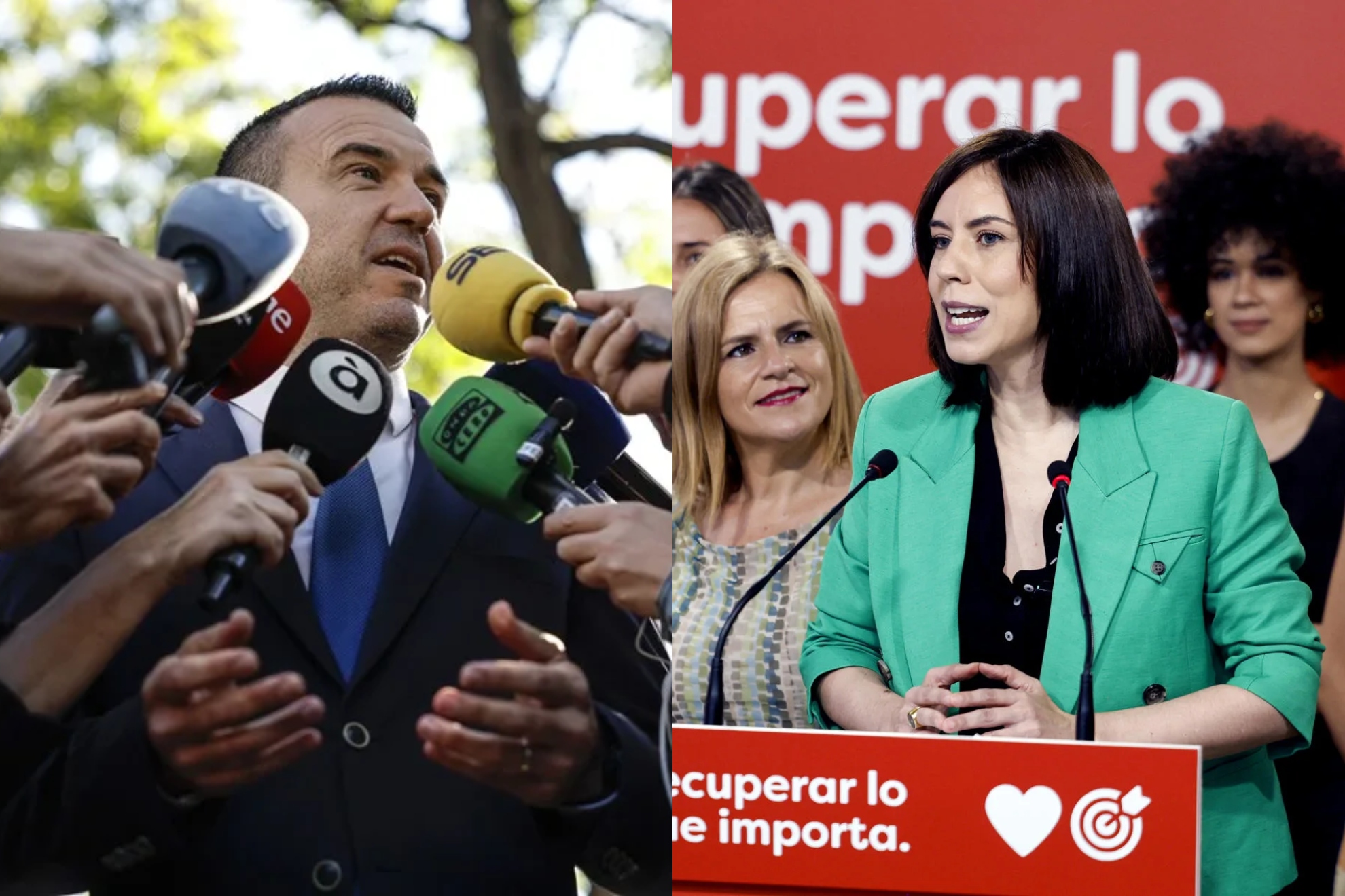 Vicnent Mompó y Diana Morant. EFE